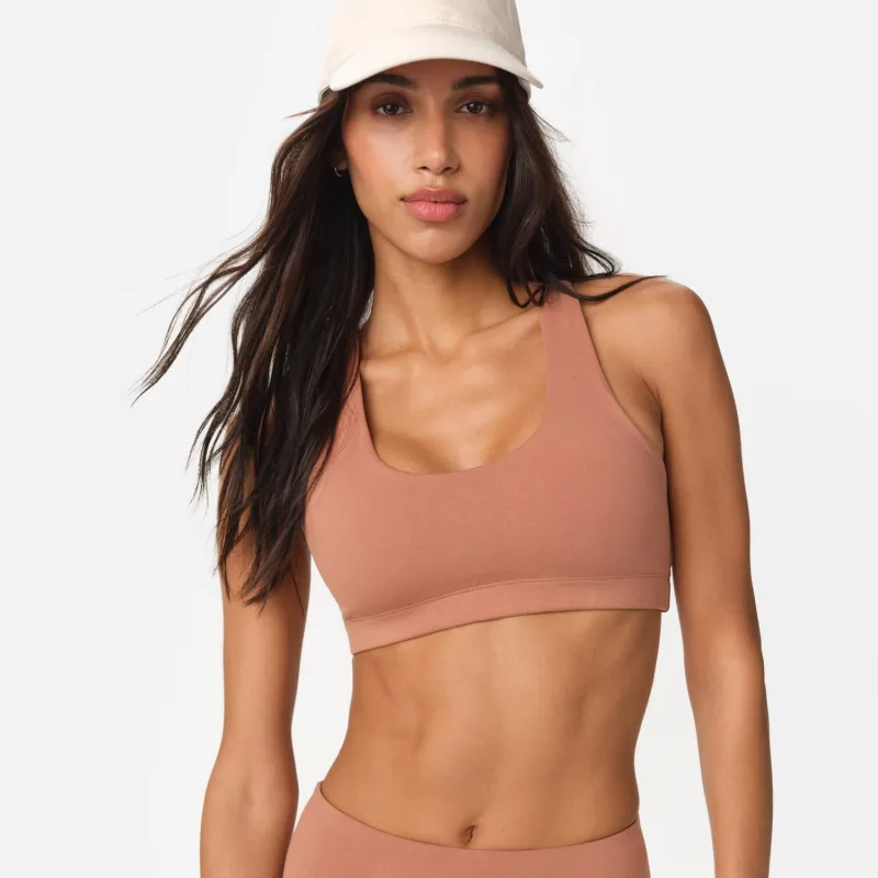 Organic Stretch Sports Bra sold by MATE the Label