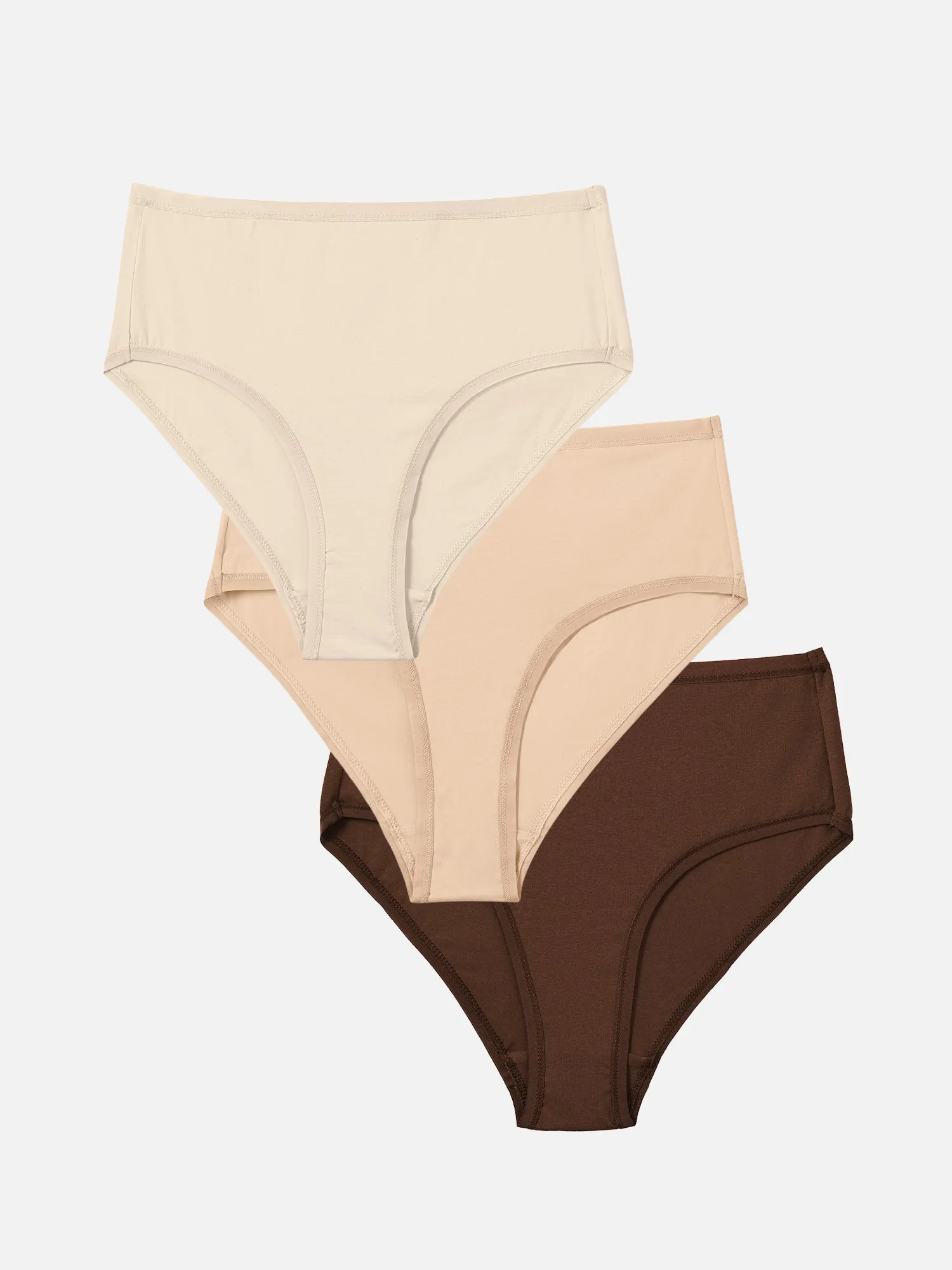 Organic Comfort High Waist Brief 3 Pack sold by MATE the Label product image thumbnail 2