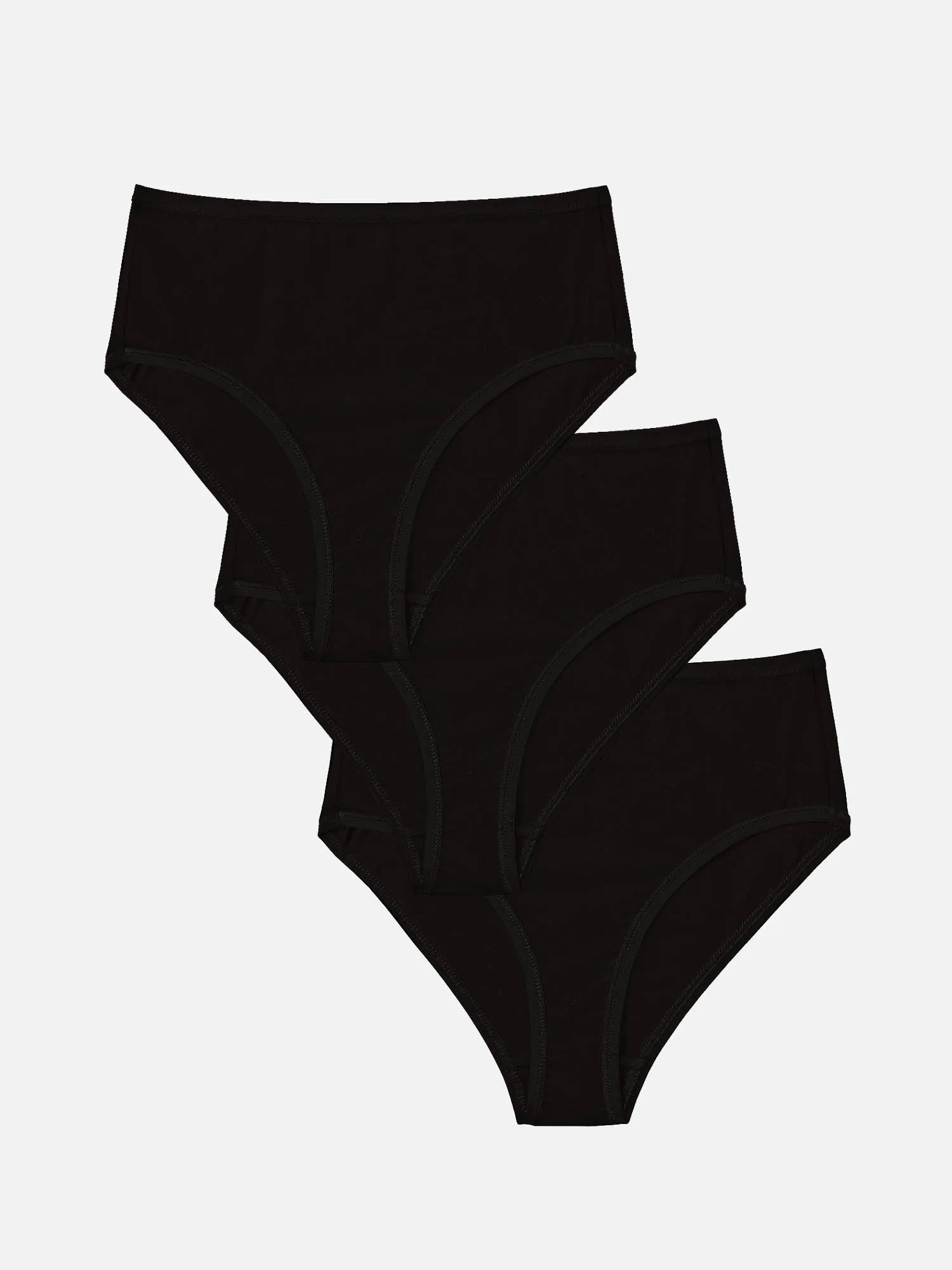 Organic Comfort High Waist Brief 3 Pack sold by MATE the Label product image thumbnail 2