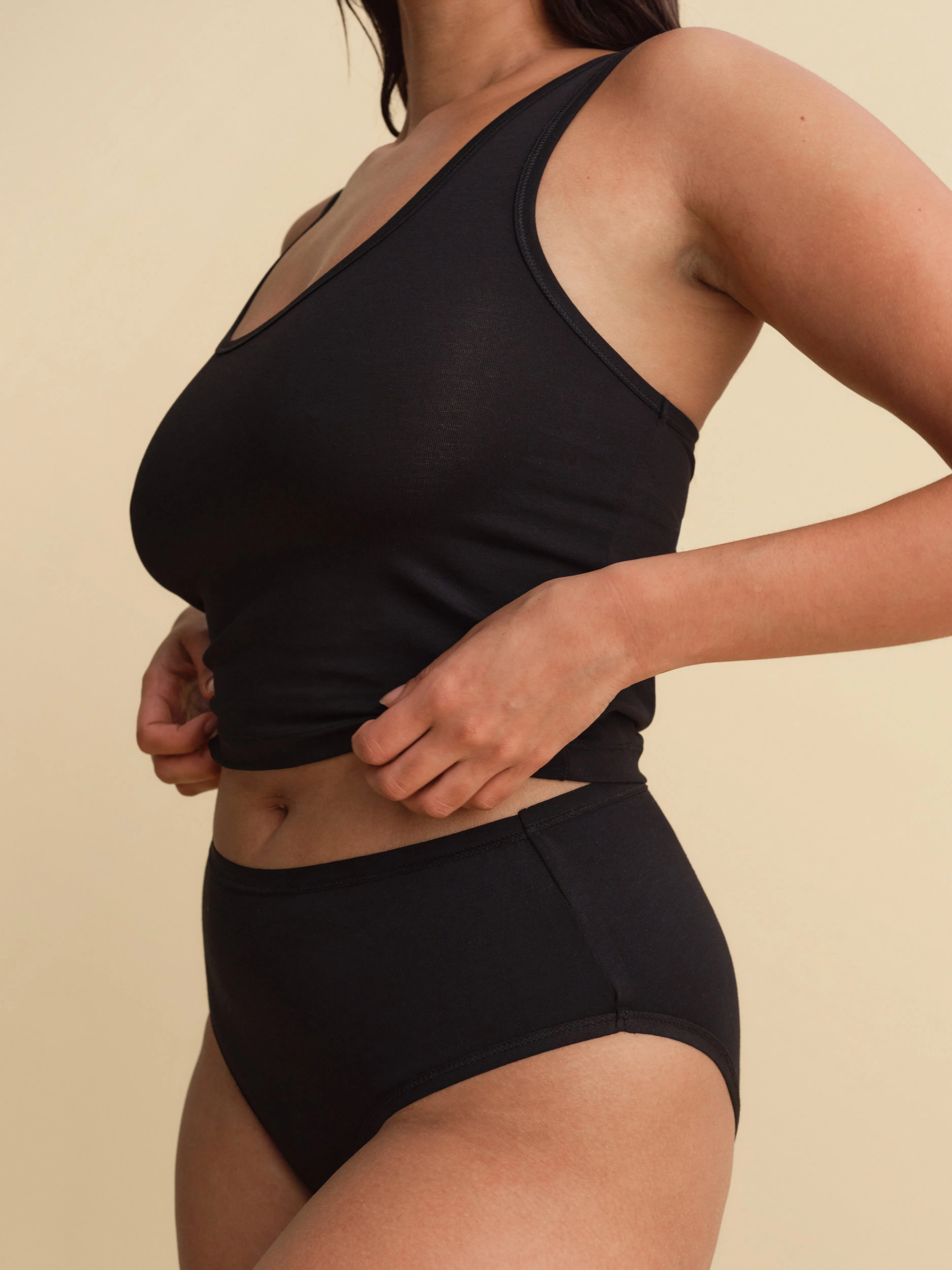 Organic Comfort High Waist Brief 3 Pack sold by MATE the Label product image thumbnail 5