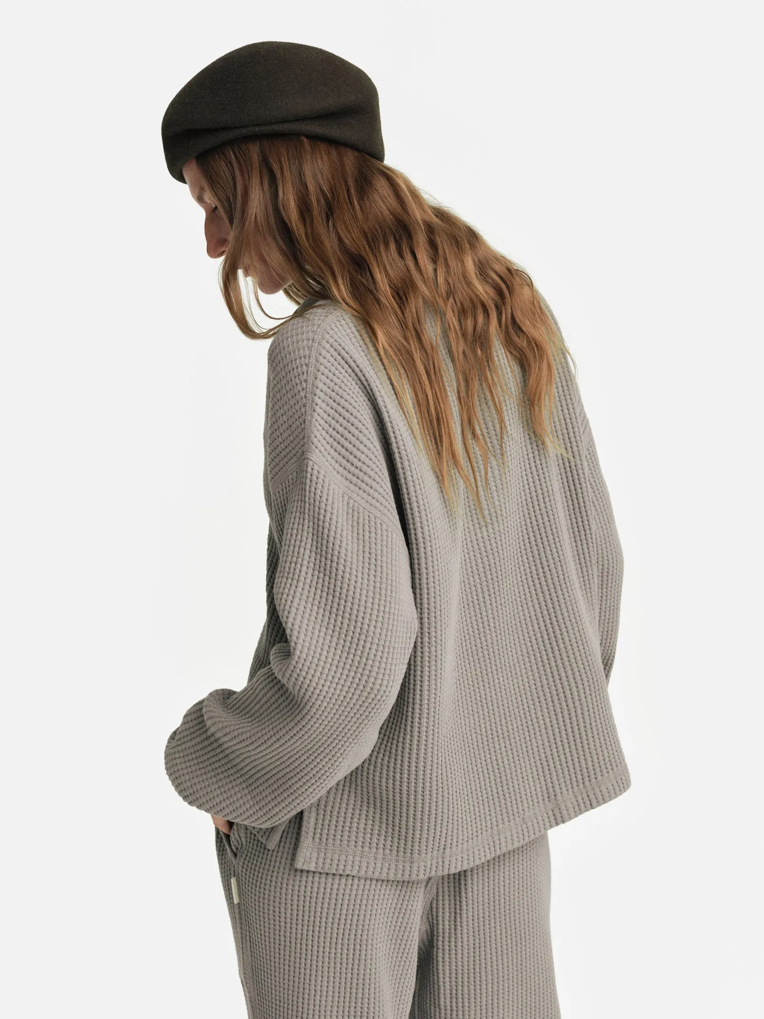 Organic Waffle Polo sold by MATE the Label product image thumbnail 5