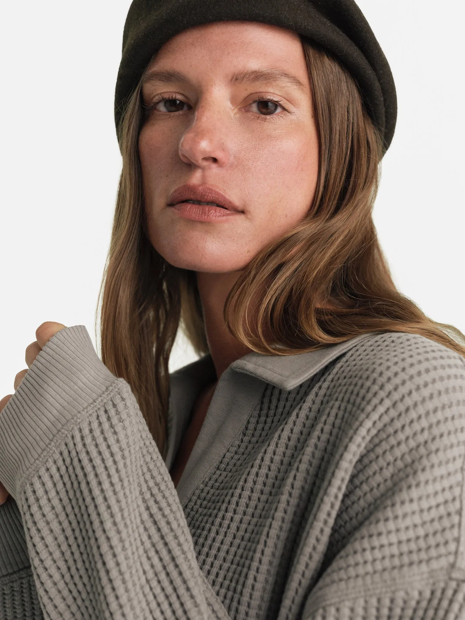 Organic Waffle Polo sold by MATE the Label product image thumbnail 3