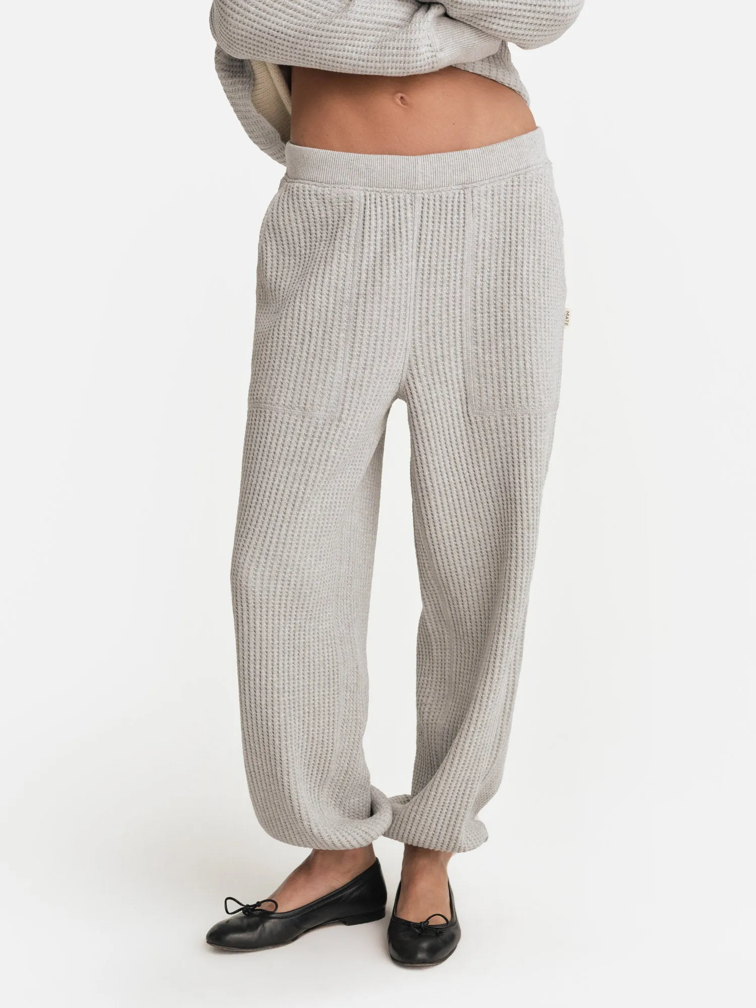 Organic Waffle Sweatpant sold by MATE the Label product image thumbnail 2