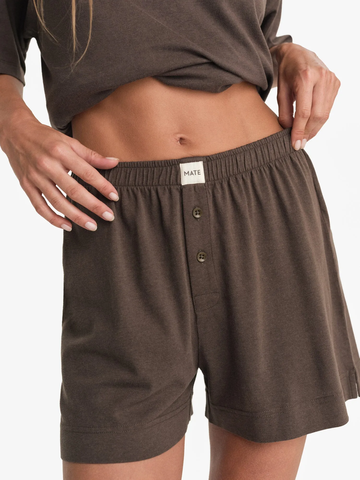 Tencel Sleep Boxer Short sold by MATE the Label product image thumbnail 3