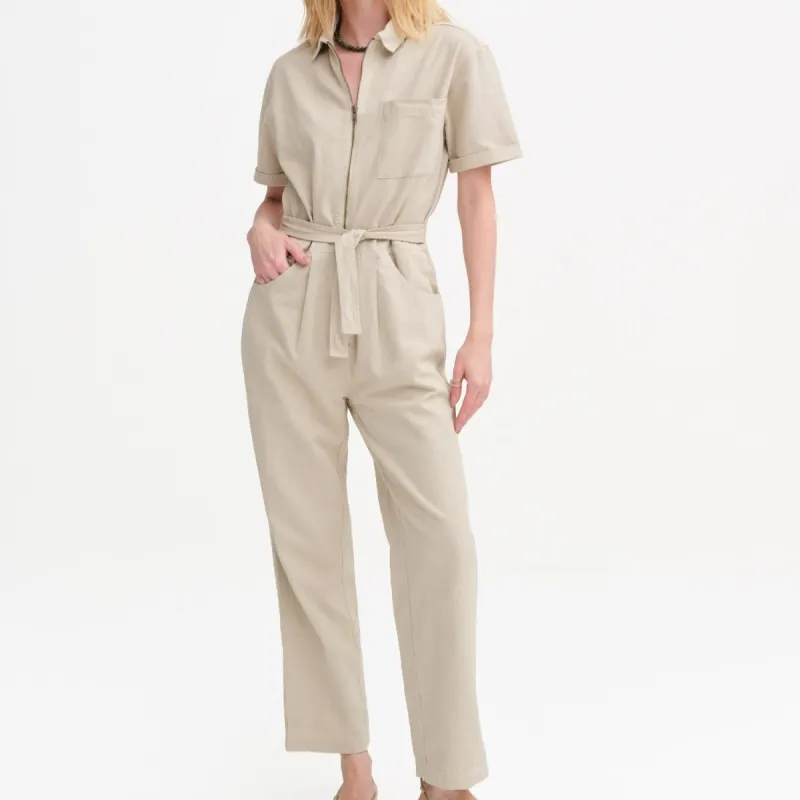 Organic Cotton Canvas Jumpsuit sold by MATE the Label
