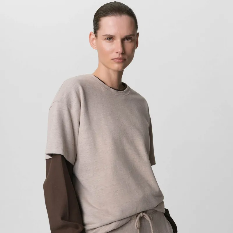 Regenerative Hemp Boyfriend Tee made by MATE the Label