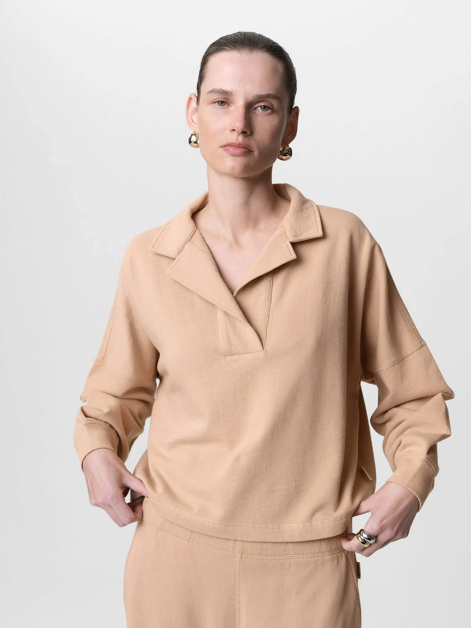 Organic Lightweight Terry Polo sold by MATE the Label product image thumbnail 3