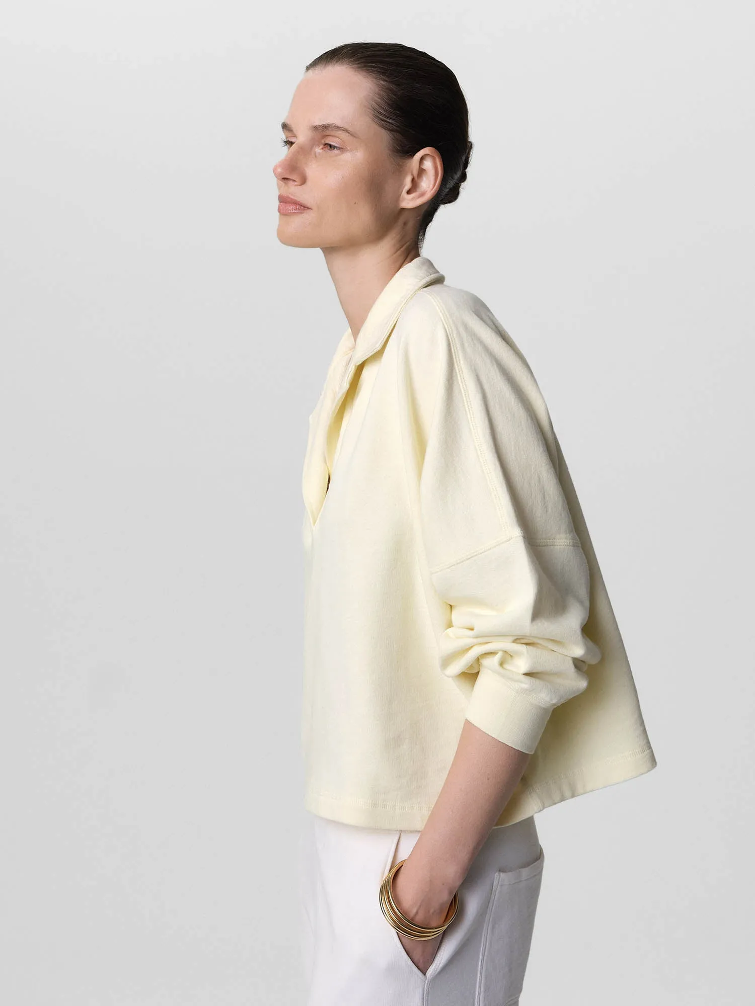 Organic Lightweight Terry Polo sold by MATE the Label product image thumbnail 4