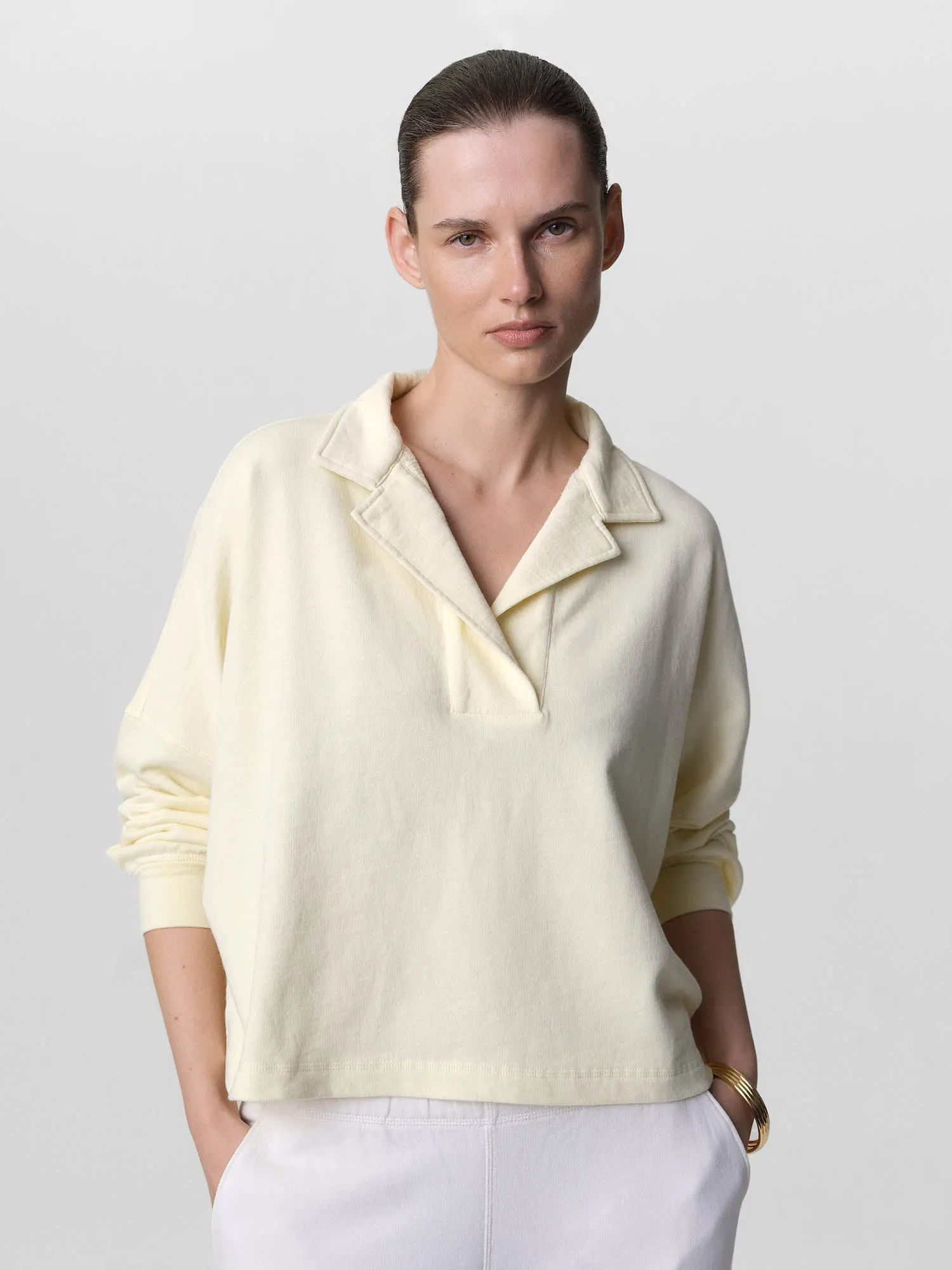 Organic Lightweight Terry Polo sold by MATE the Label product image thumbnail 2