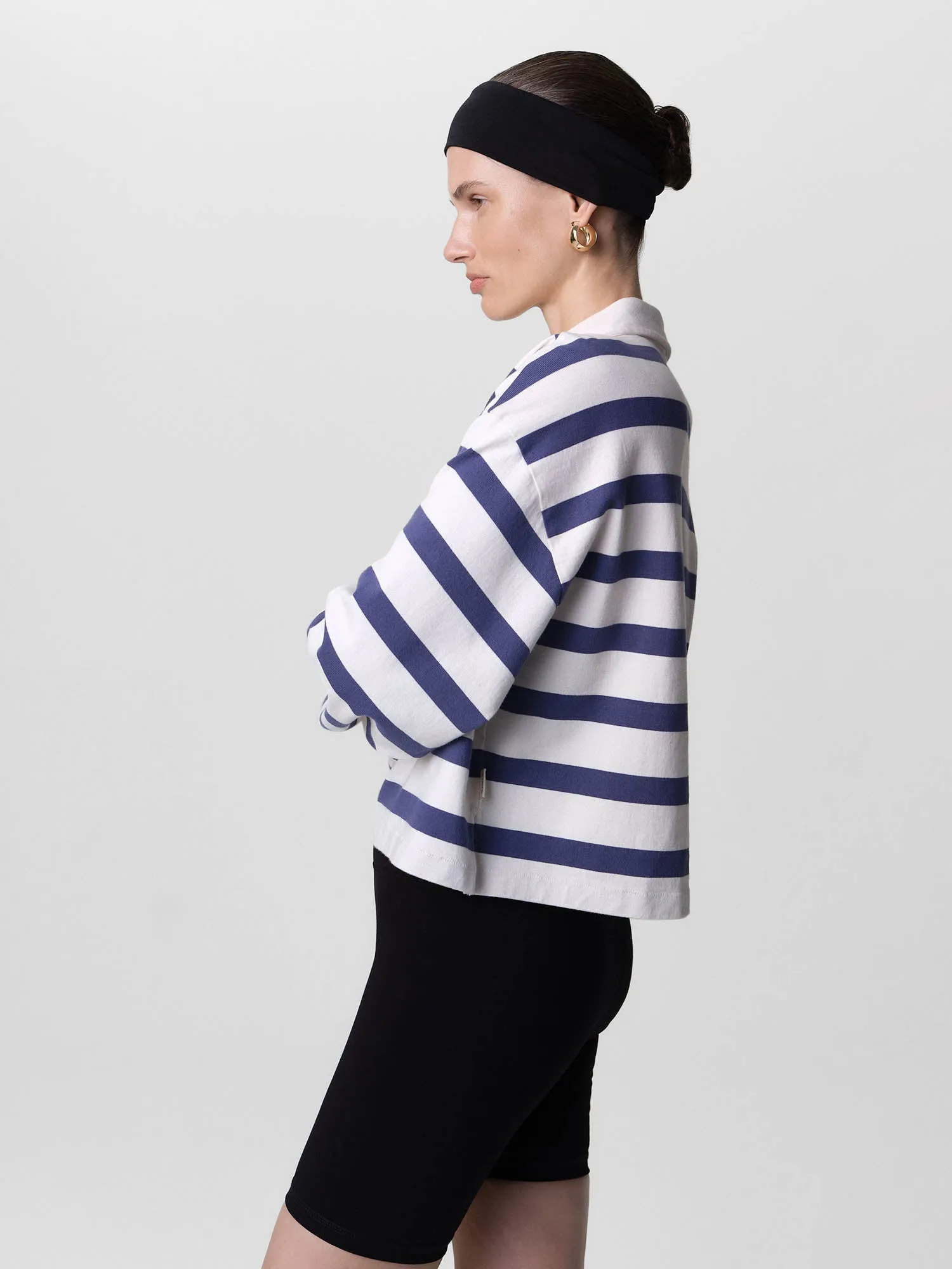 Organic Structured Cotton Striped Polo sold by MATE the Label product image thumbnail 4