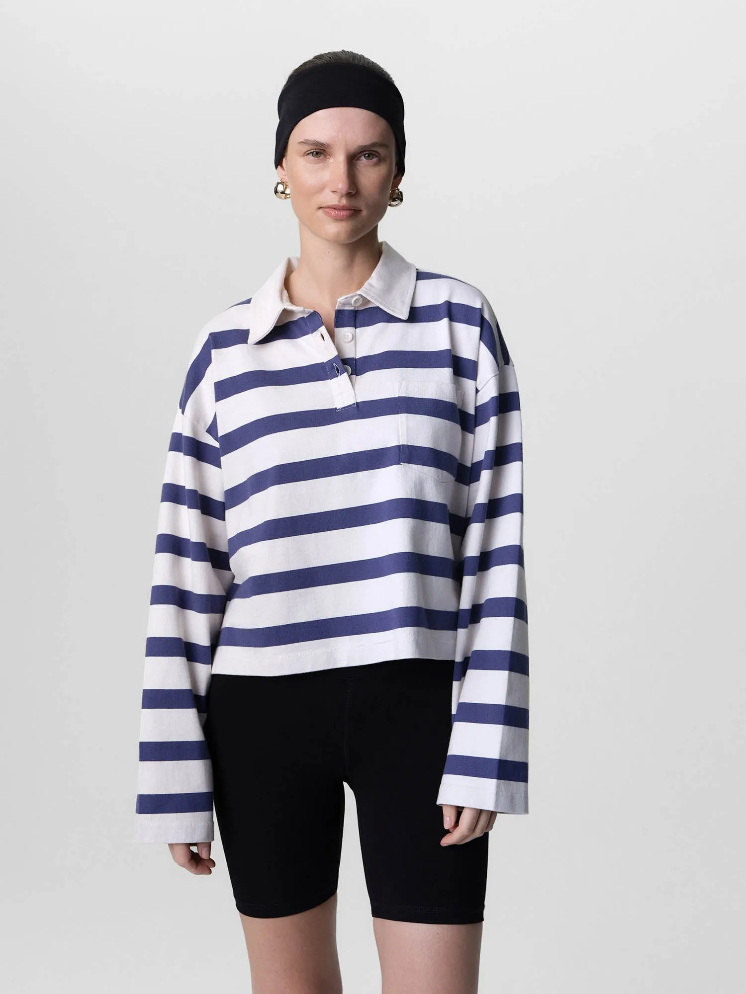 Organic Structured Cotton Striped Polo sold by MATE the Label product image thumbnail 2