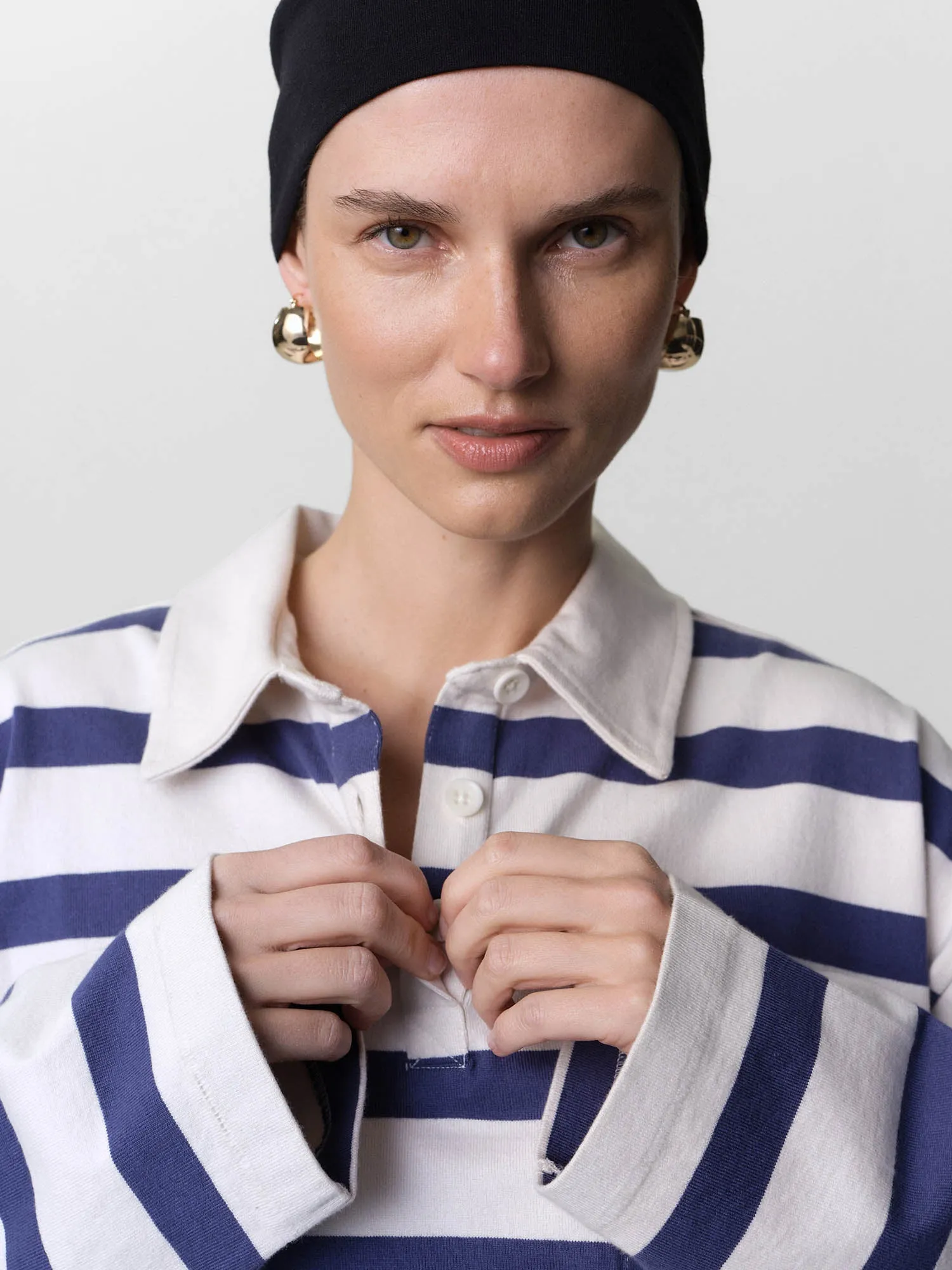 Organic Structured Cotton Striped Polo sold by MATE the Label product image thumbnail 3