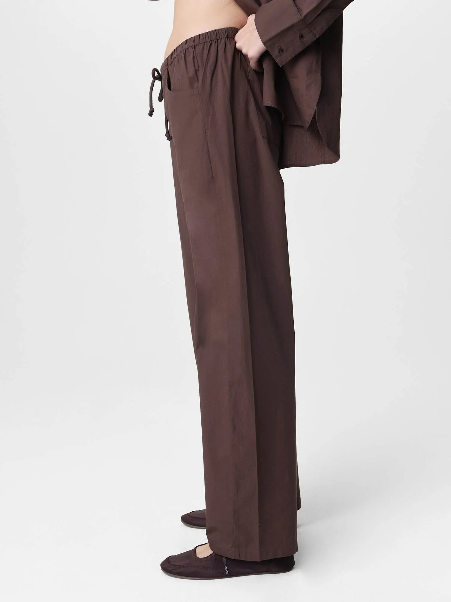 Organic Poplin Essential Pant sold by MATE the Label product image thumbnail 5