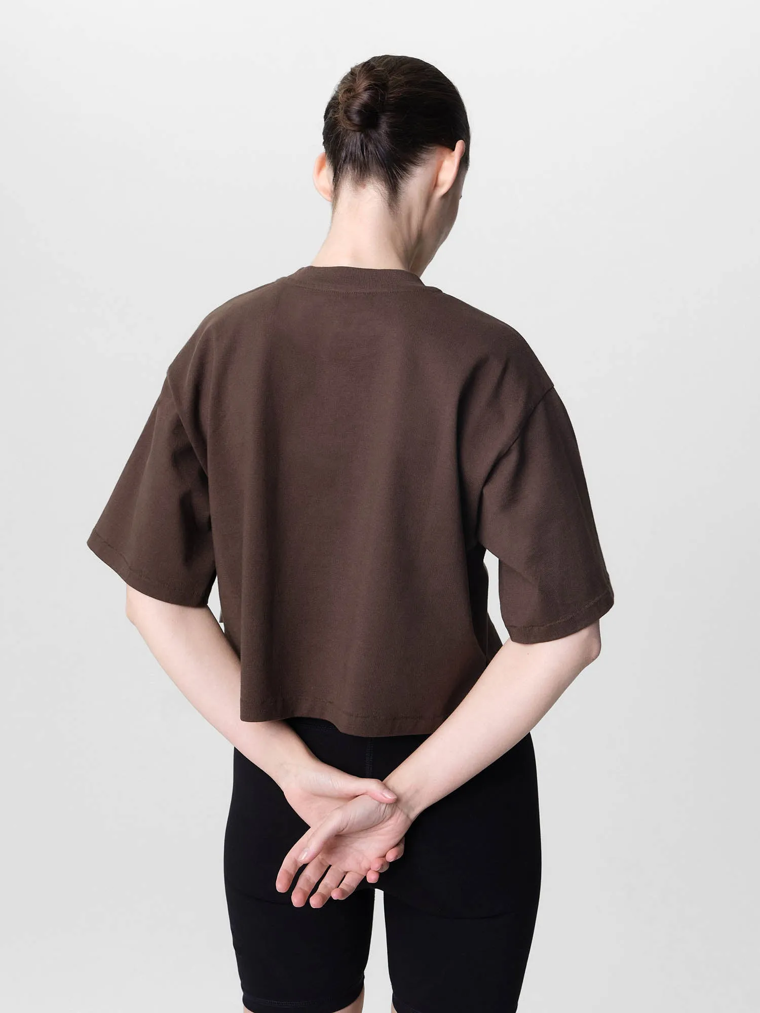 Organic Structured Cotton Cropped Tee sold by MATE the Label product image thumbnail 5