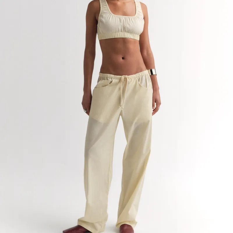 Organic Poplin Essential Pant made by MATE the Label