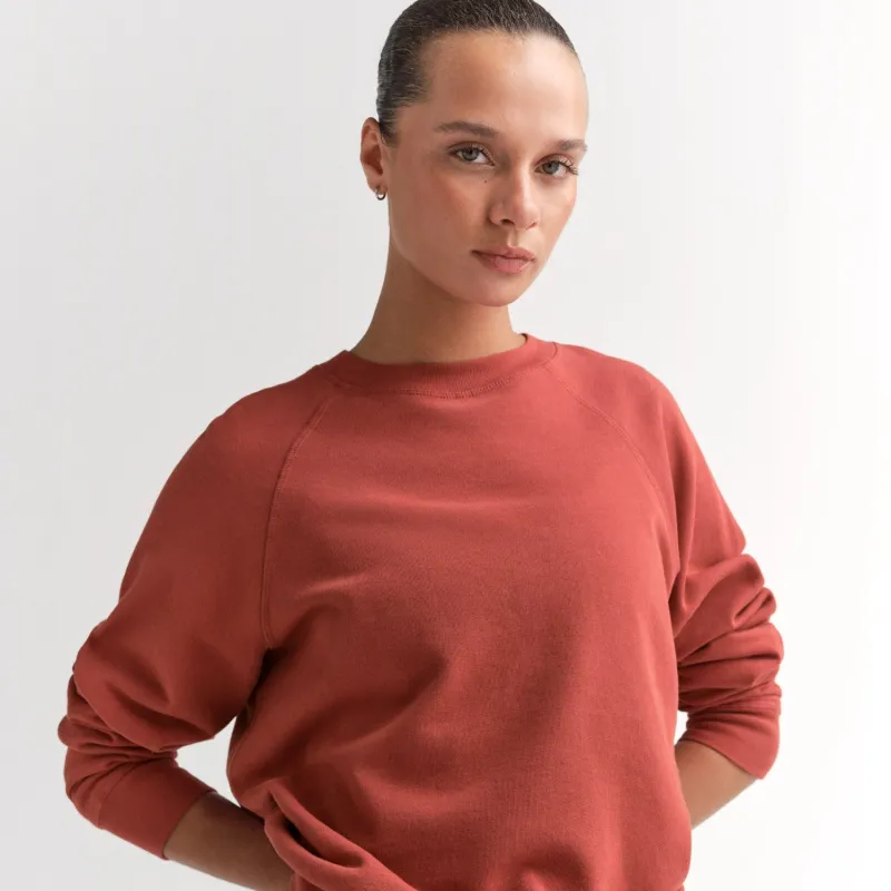 Organic Lightweight Terry Raglan Sweatshirt made by MATE the Label