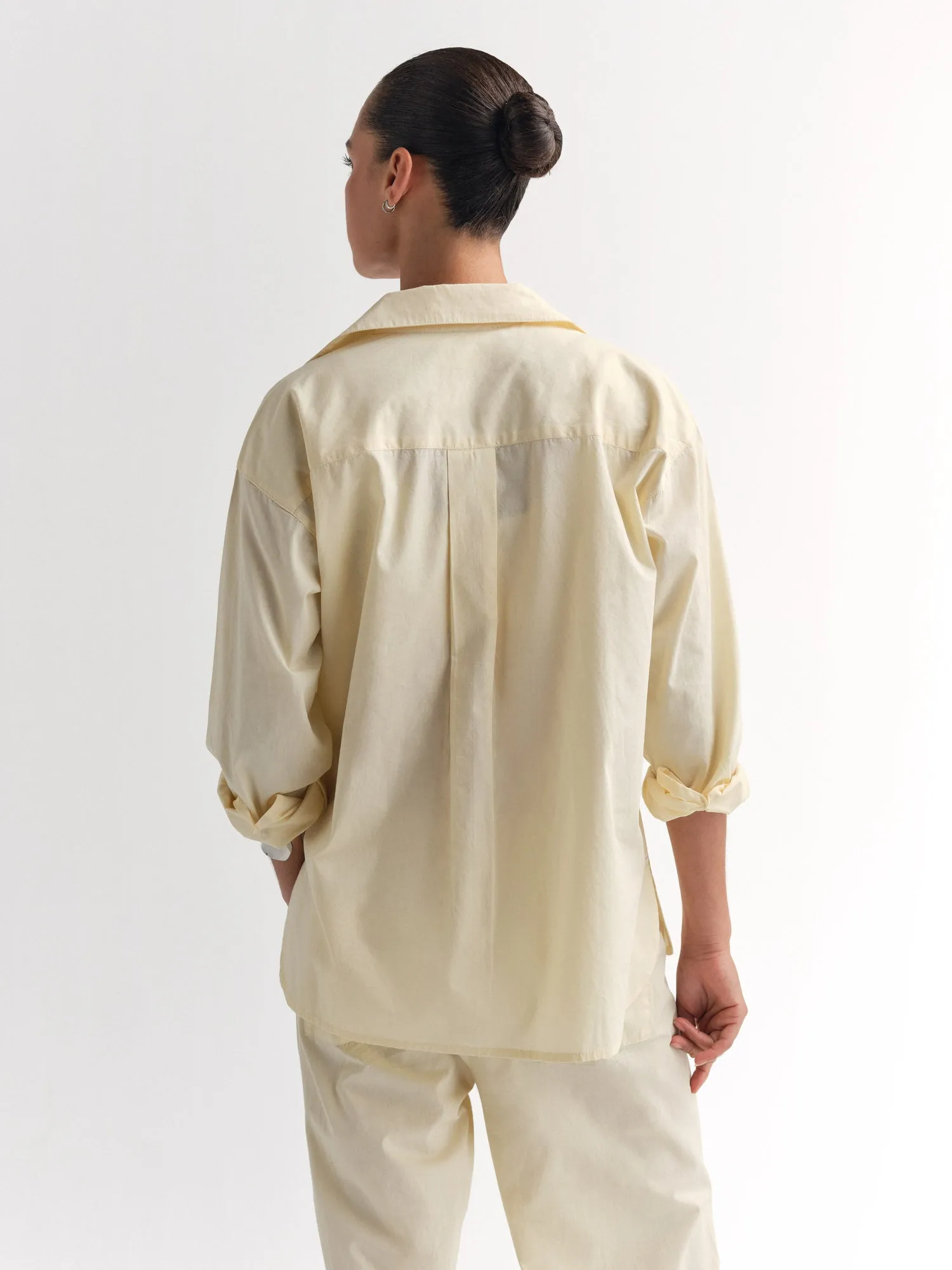 Organic Poplin Long Sleeve Button Down sold by MATE the Label product image thumbnail 5