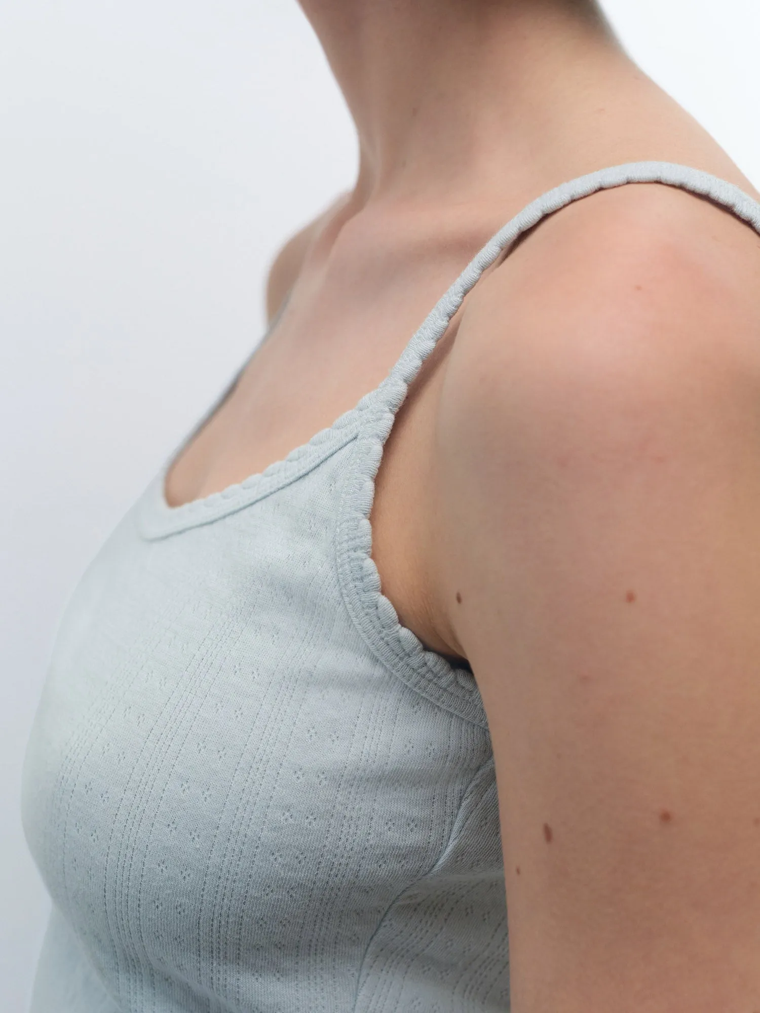 Organic Pointelle Tank sold by MATE the Label product image thumbnail 3