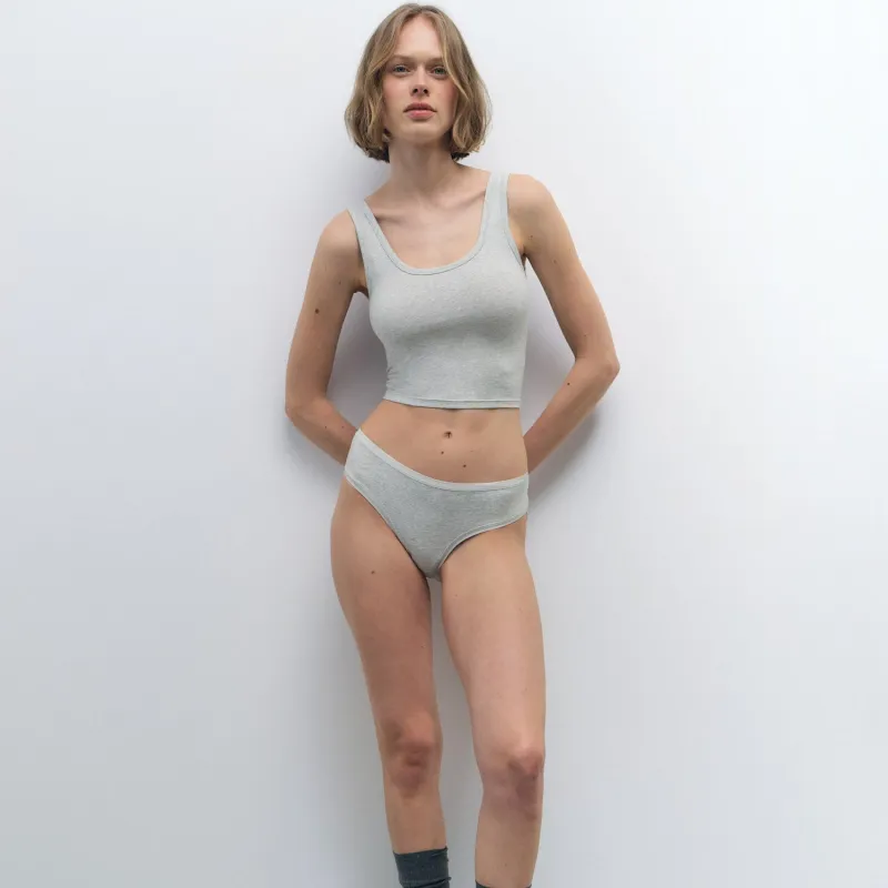 Organic Comfort Mid Rise Bikini made by MATE the Label