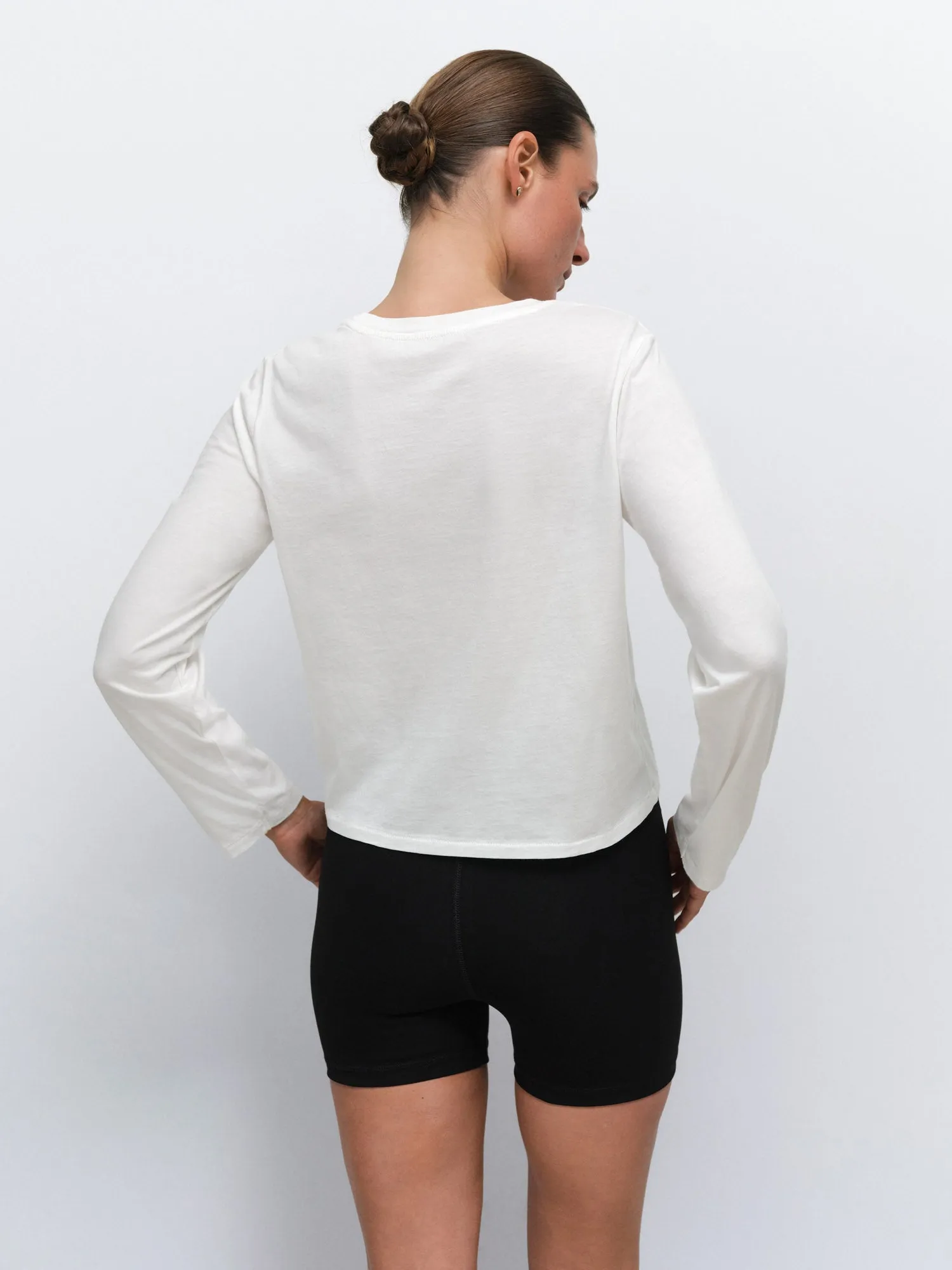 Organic Pima Long Sleeve Tee sold by MATE the Label product image thumbnail 3