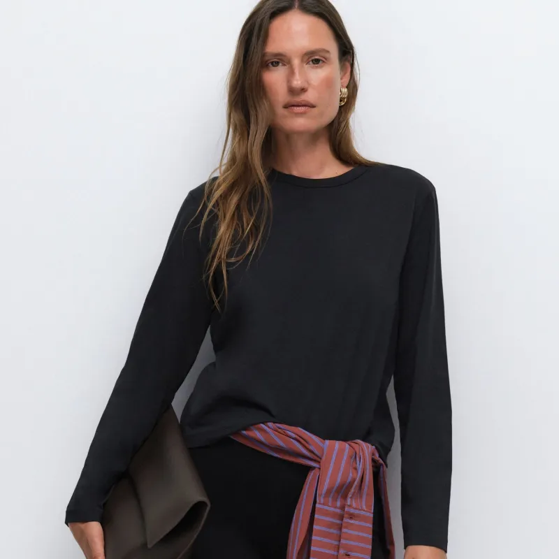 Organic Pima Long Sleeve Tee made by MATE the Label
