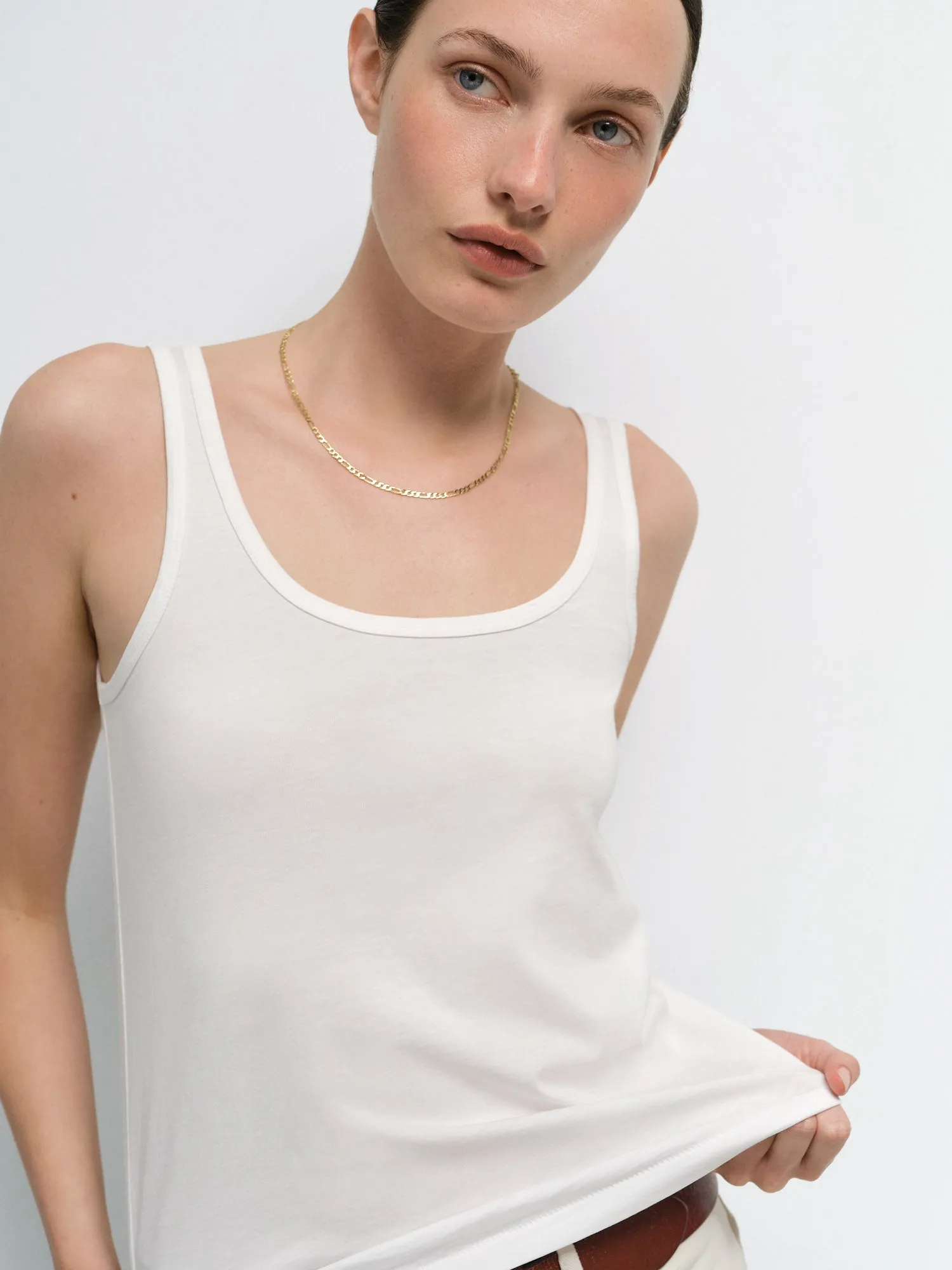 Organic Pima Layering Tank sold by MATE the Label product image thumbnail 2