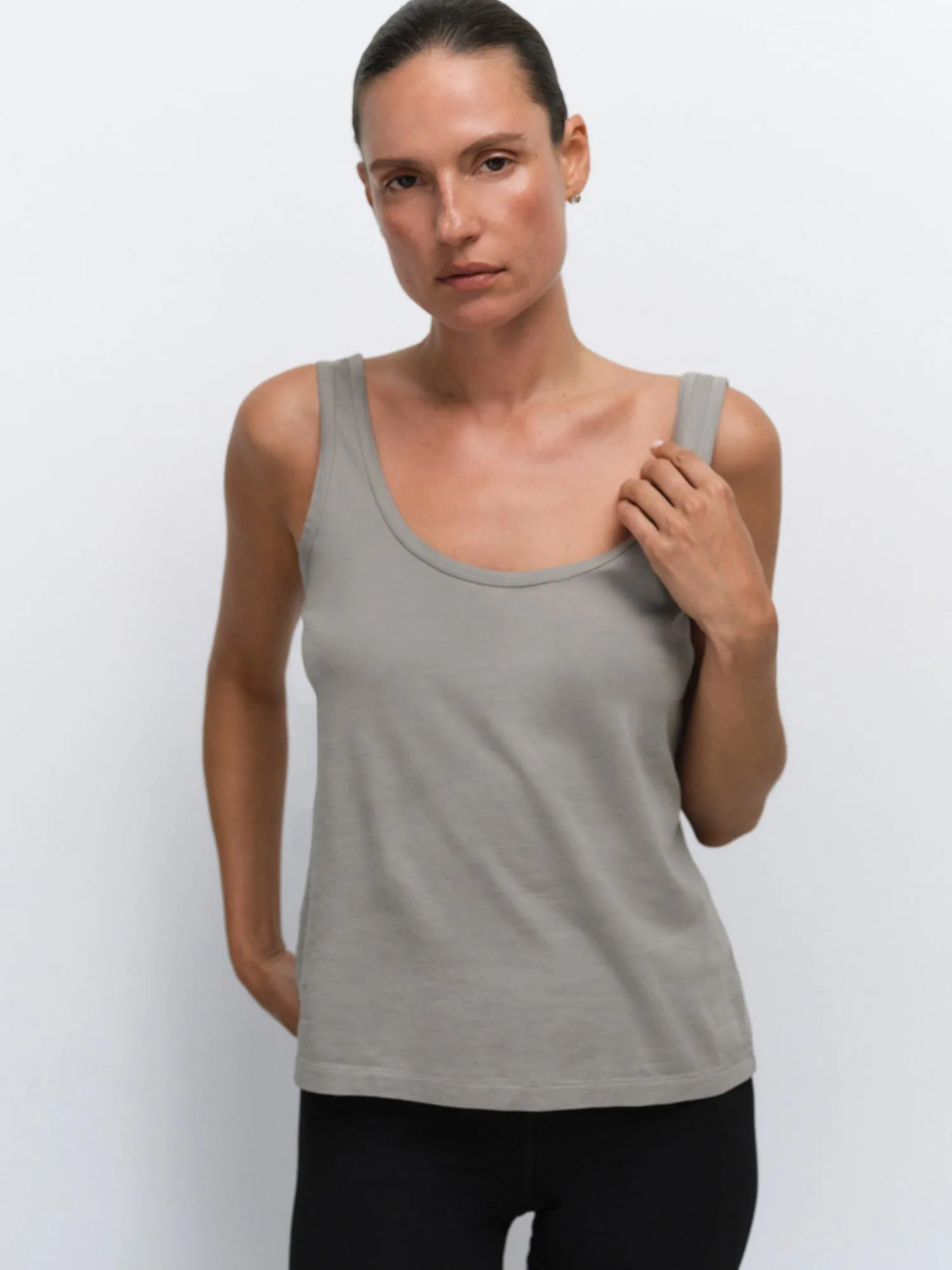 Organic Pima Layering Tank sold by MATE the Label product image thumbnail 5