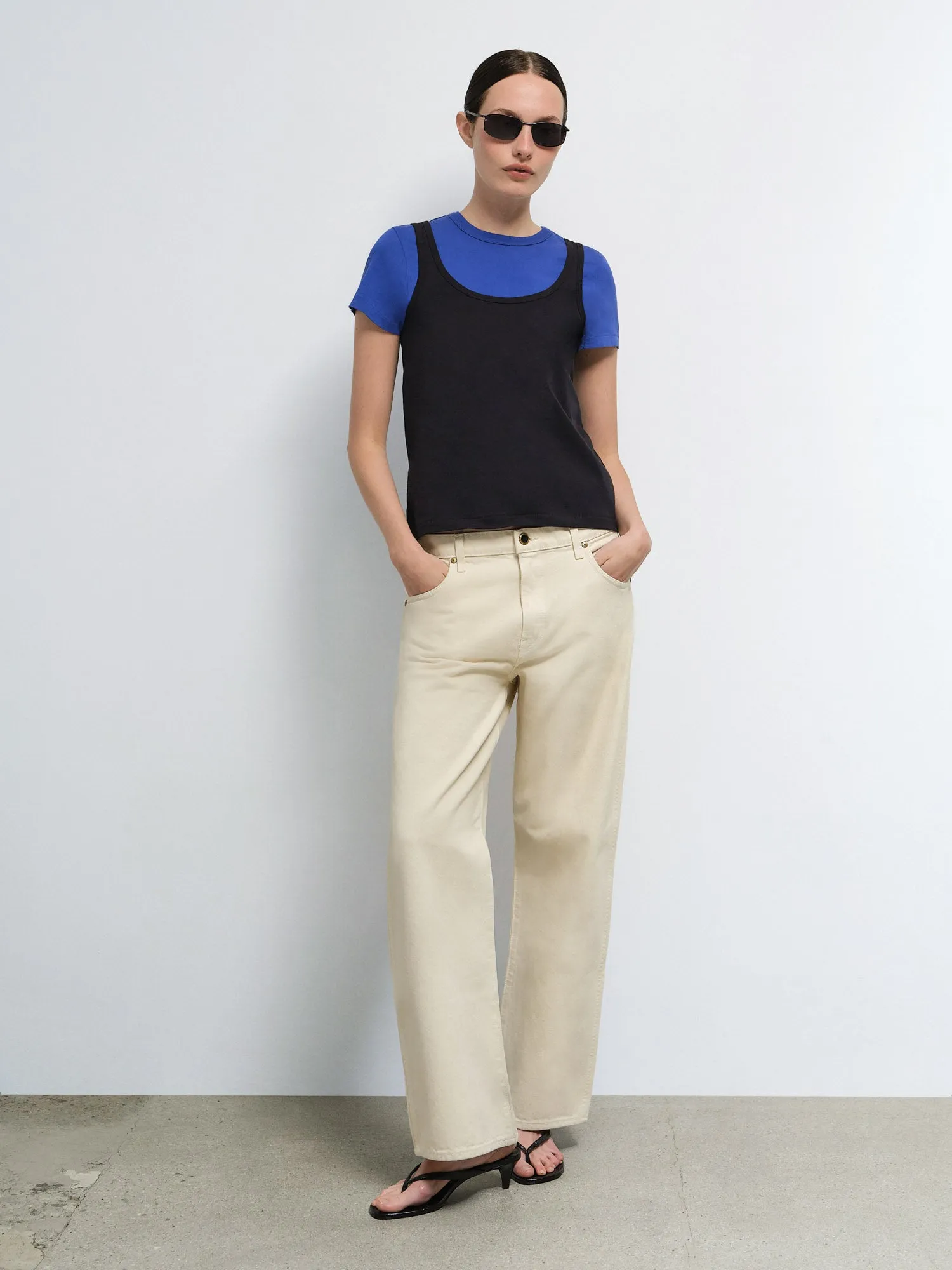 Organic Pima Layering Tank sold by MATE the Label product image thumbnail 4