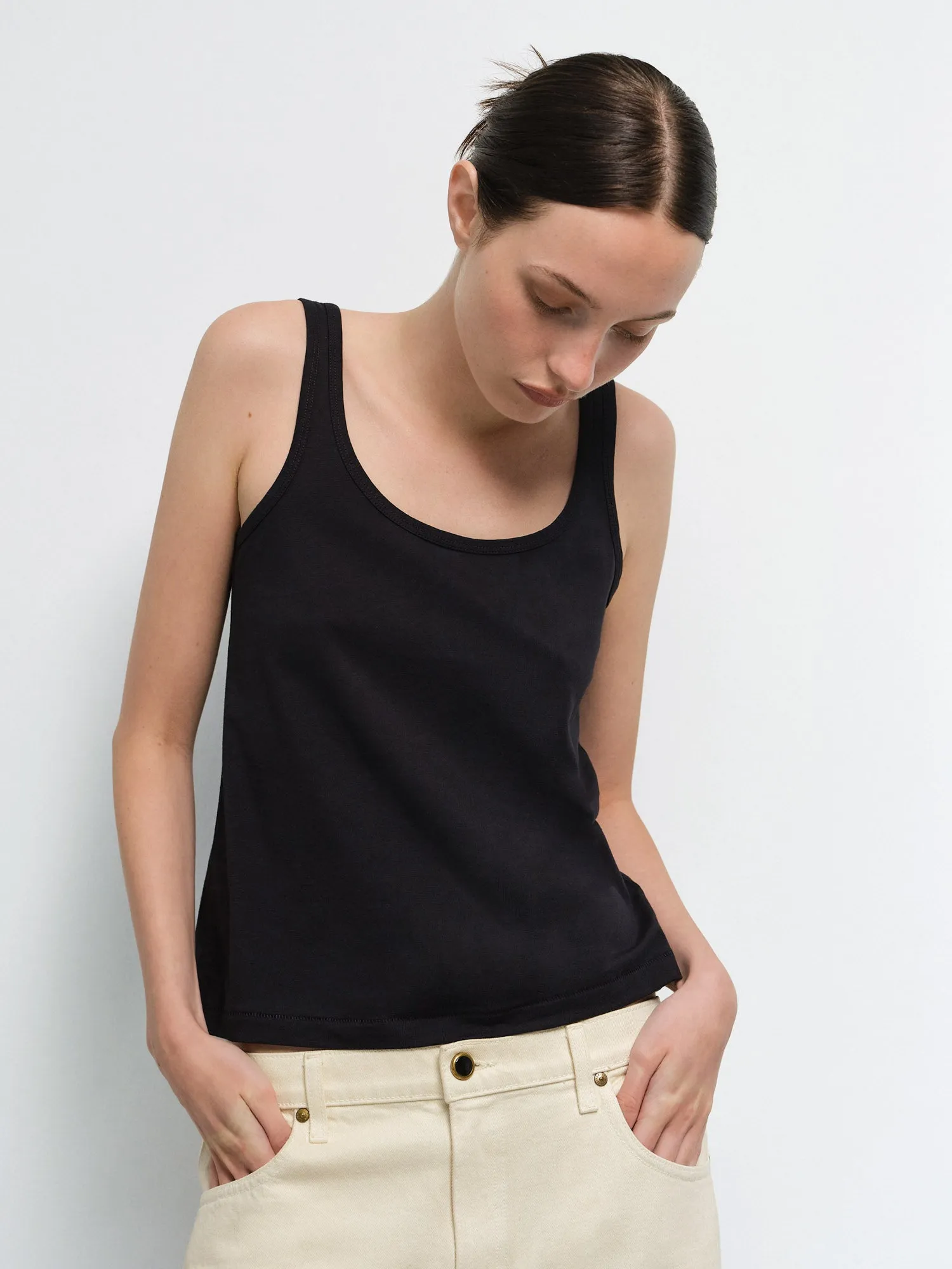 Organic Pima Layering Tank sold by MATE the Label product image thumbnail 2