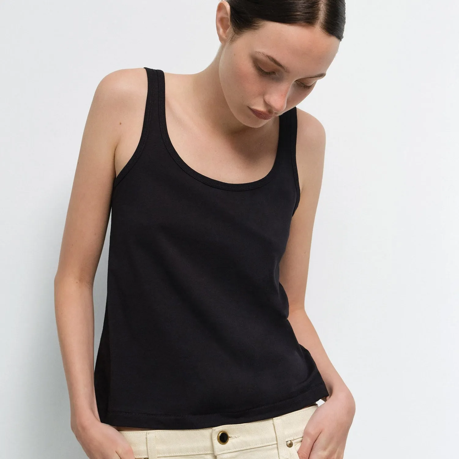 Organic Pima Layering Tank sold by MATE the Label