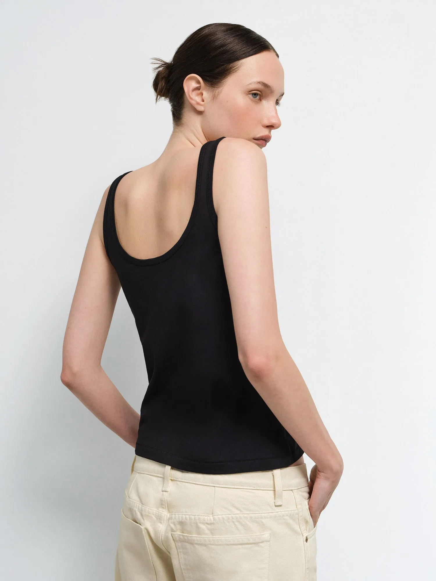 Organic Pima Layering Tank sold by MATE the Label product image thumbnail 3
