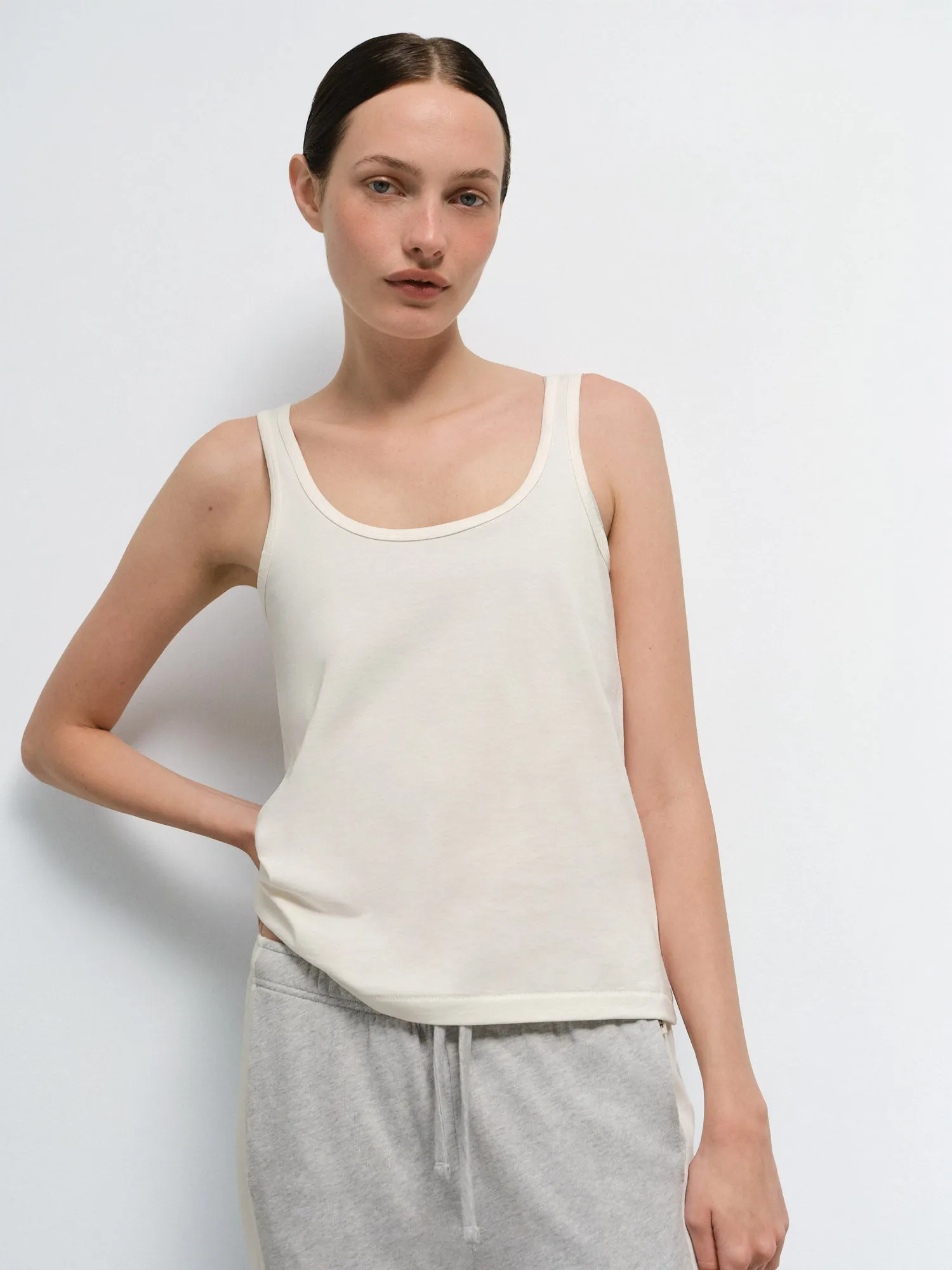 Organic Pima Layering Tank sold by MATE the Label product image thumbnail 5