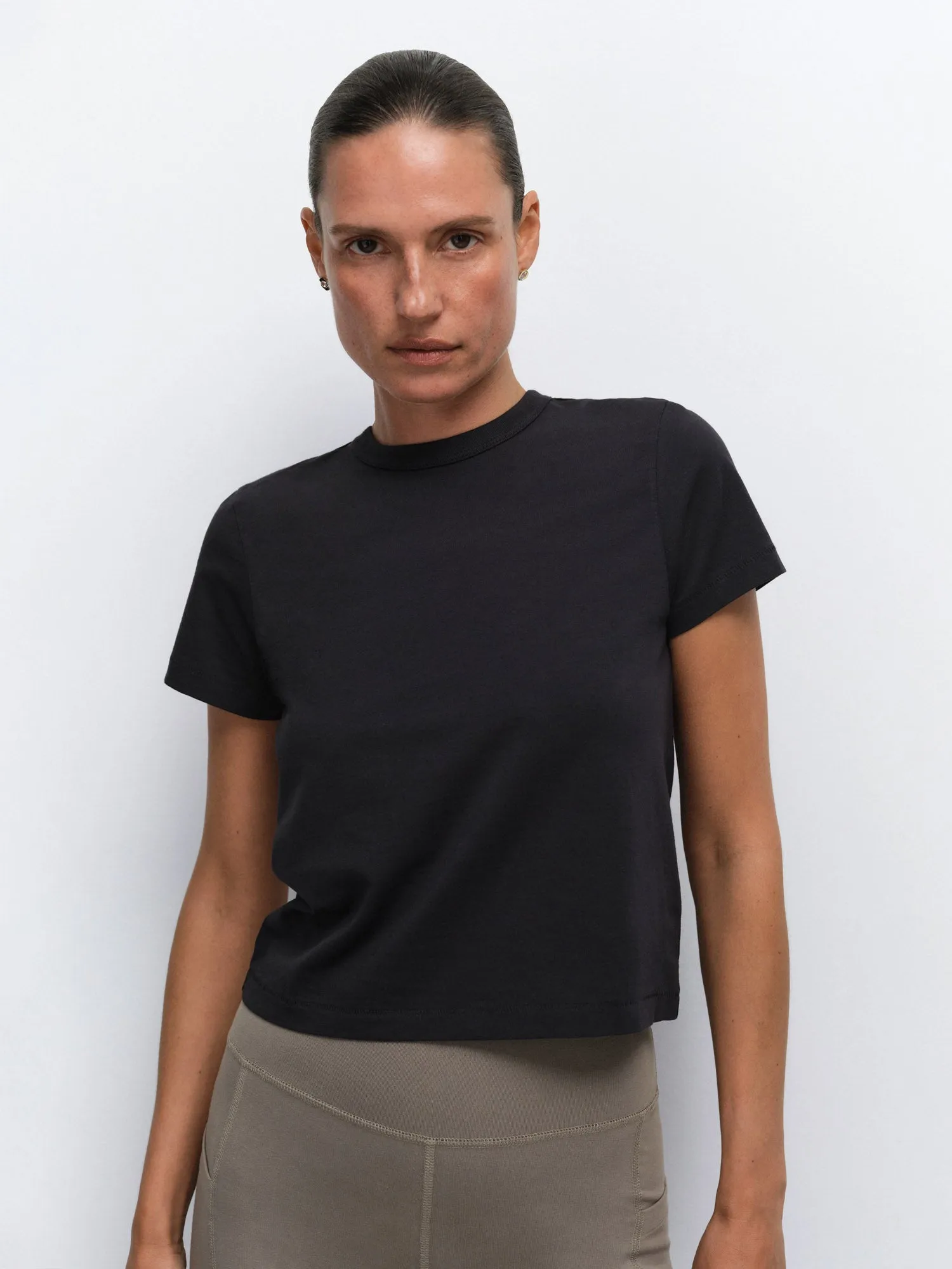 Organic Pima Shrunken Tee sold by MATE the Label product image thumbnail 2