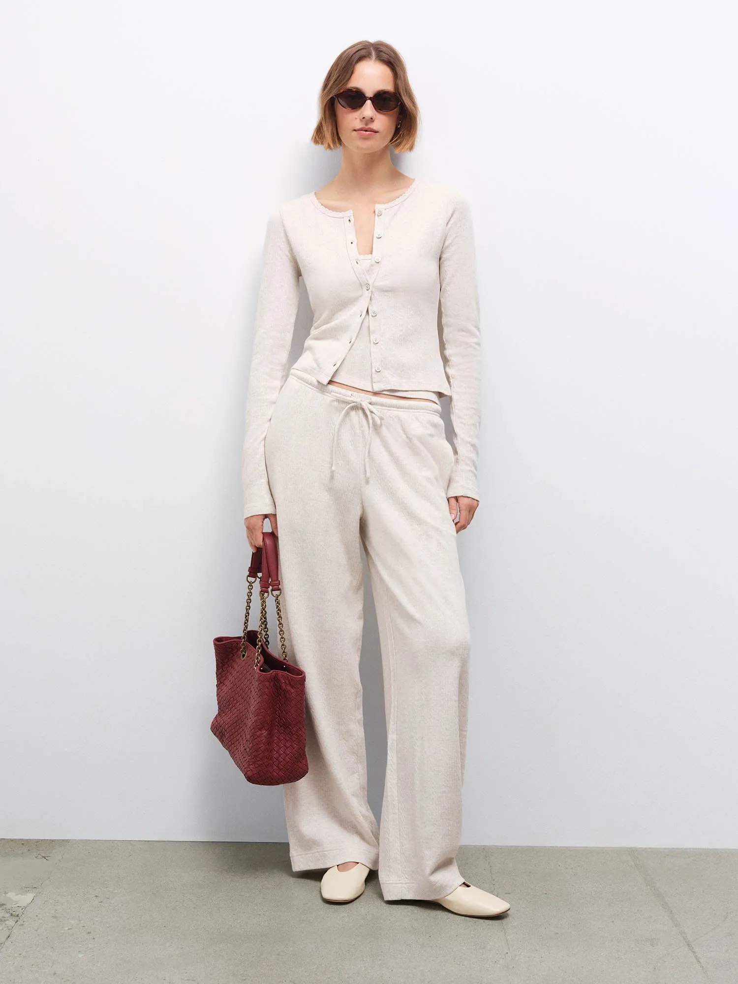Organic Pointelle Cardigan sold by MATE the Label product image thumbnail 4