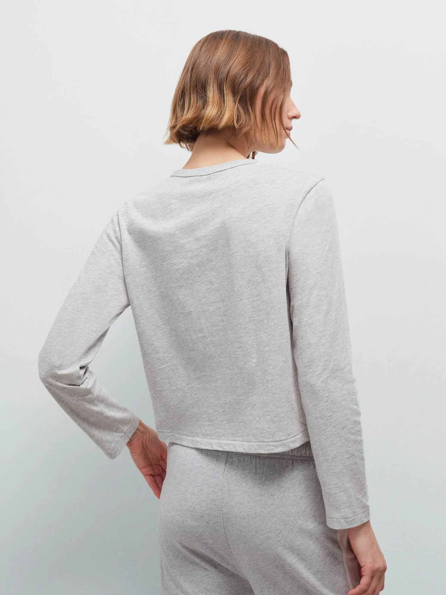 Organic Pima Long Sleeve Tee sold by MATE the Label product image thumbnail 3