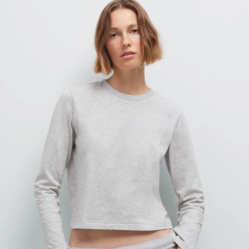 Organic Pima Long Sleeve Tee made by MATE the Label