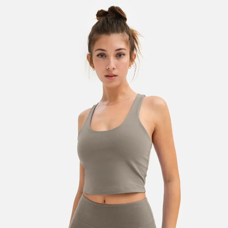 Organic Stretch Racer Tank sold by MATE the Label