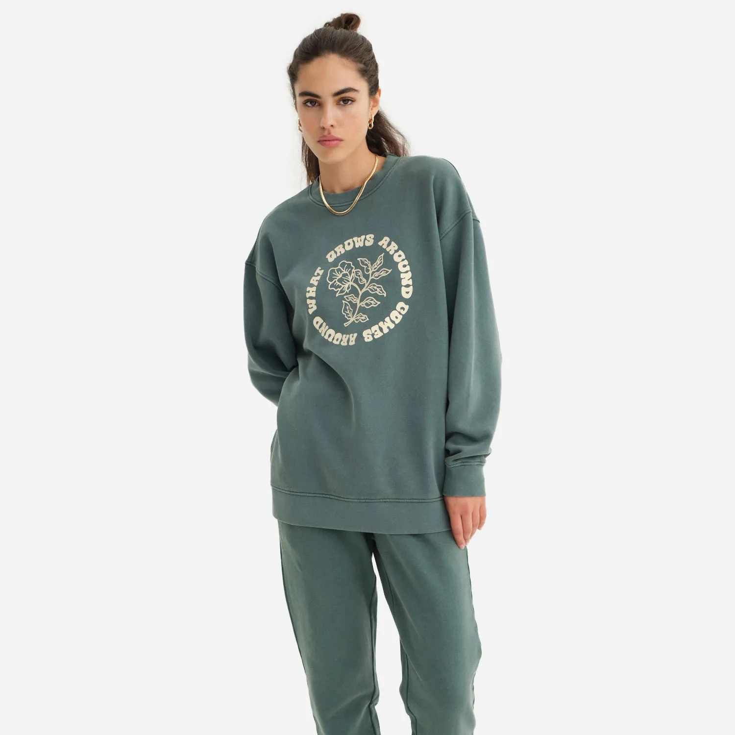 Organic Fleece Graphic Oversized Sweatshirt sold by MATE the Label