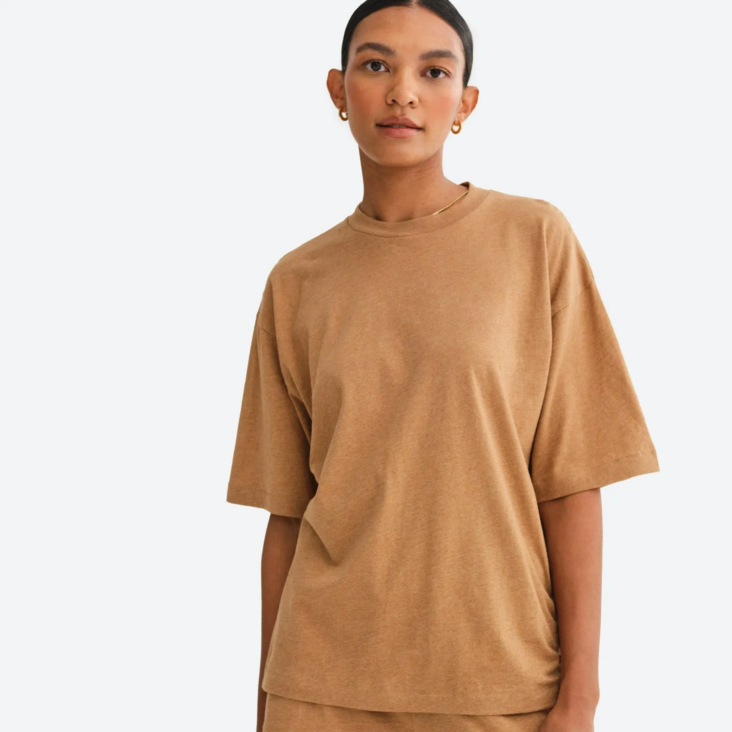 Undyed Organic Cotton Crew Neck Tee sold by MATE the Label