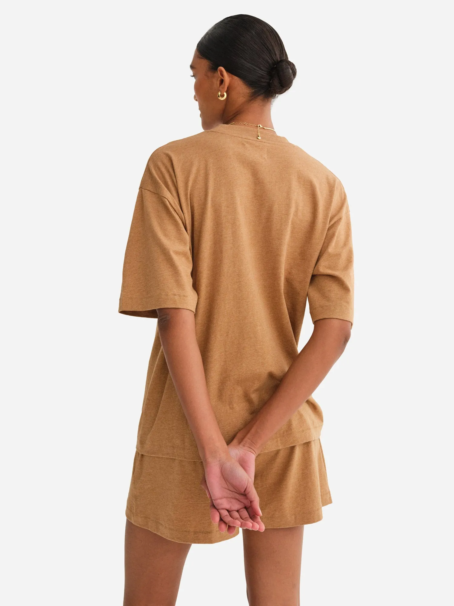 Undyed Organic Cotton Crew Neck Tee sold by MATE the Label product image thumbnail 5