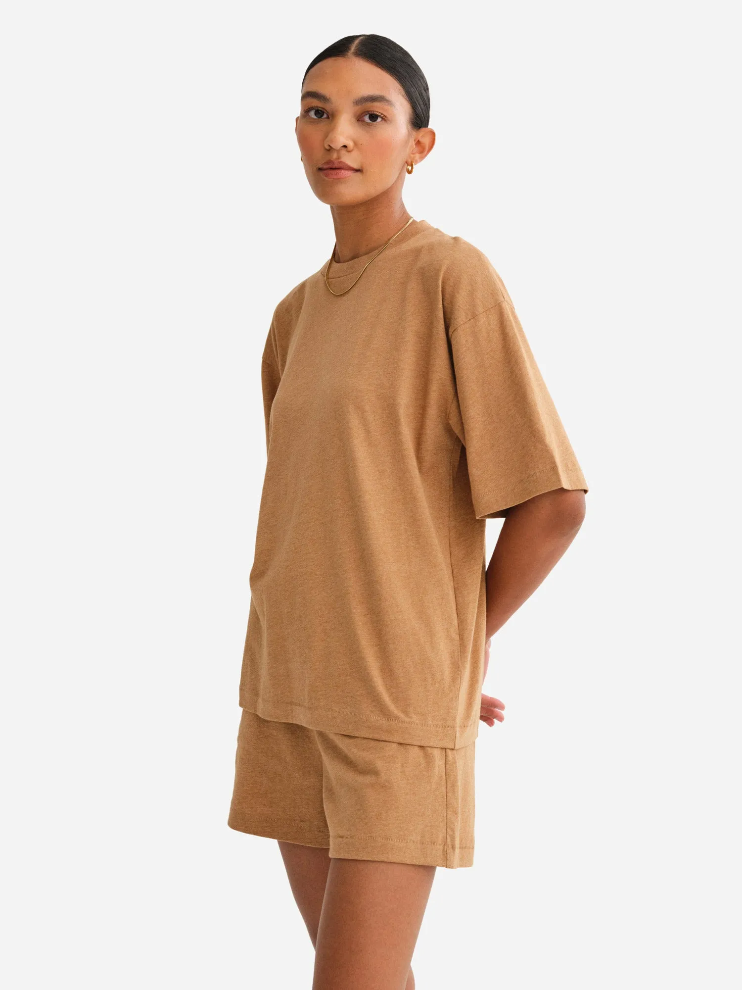 Undyed Organic Cotton Crew Neck Tee sold by MATE the Label product image thumbnail 3