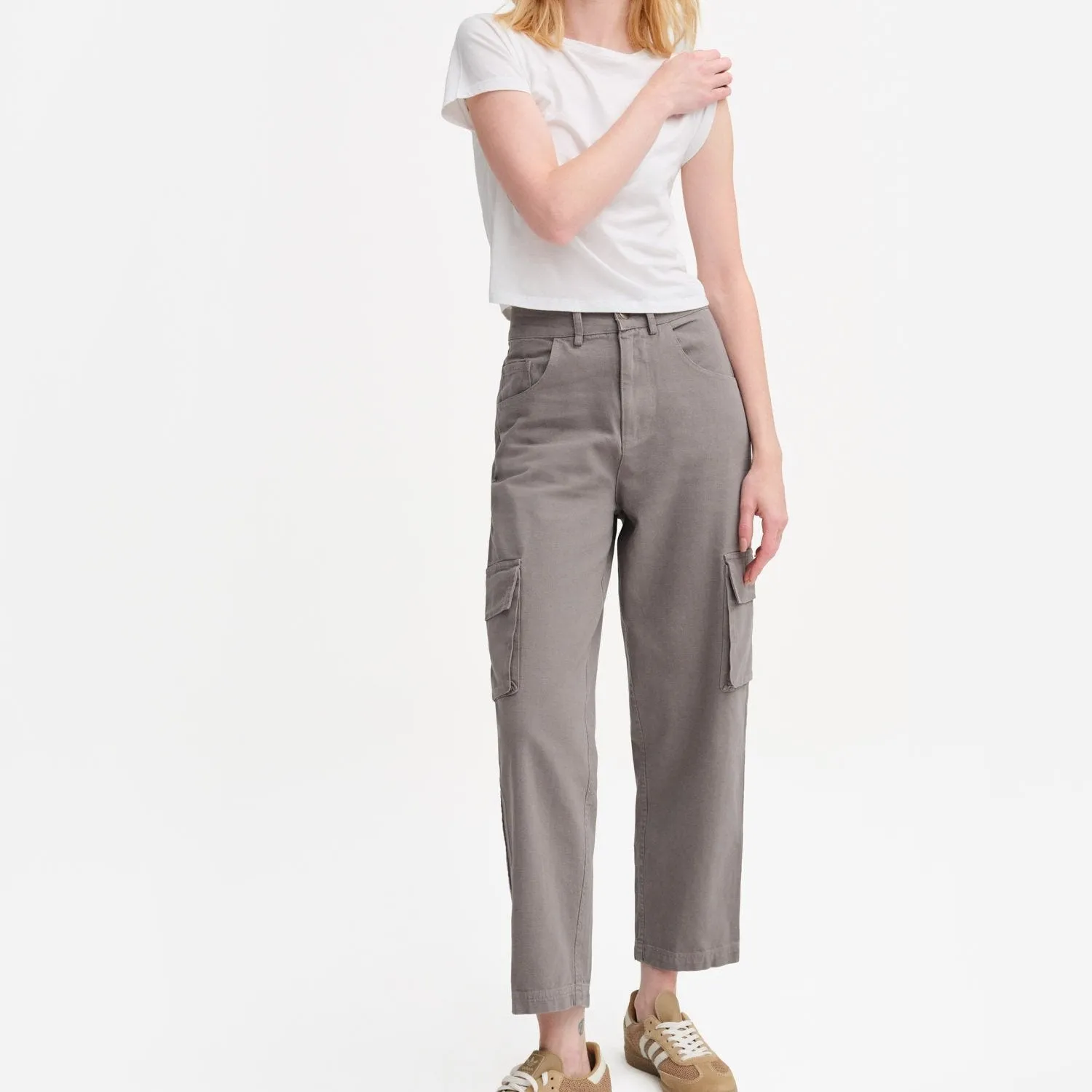 Organic Cotton Canvas Cargo Pant sold by MATE the Label