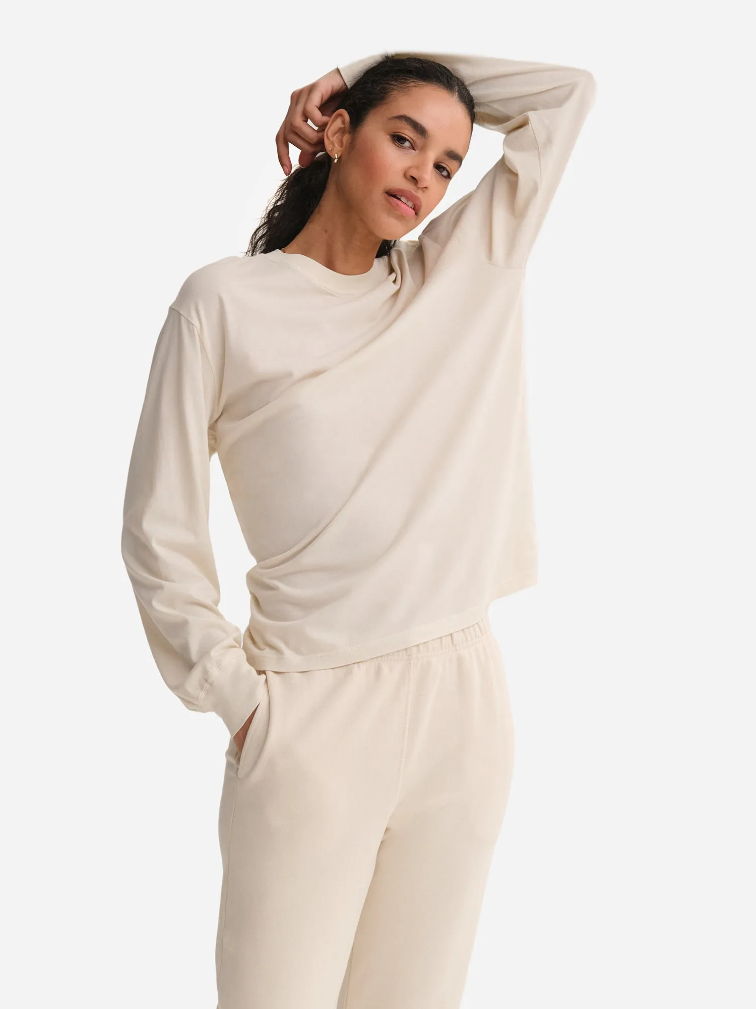 Organic Cotton Long Sleeve Tee sold by MATE the Label product image thumbnail 3