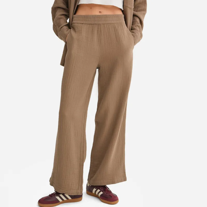 Organic Gauze Straight Leg Pant sold by MATE the Label