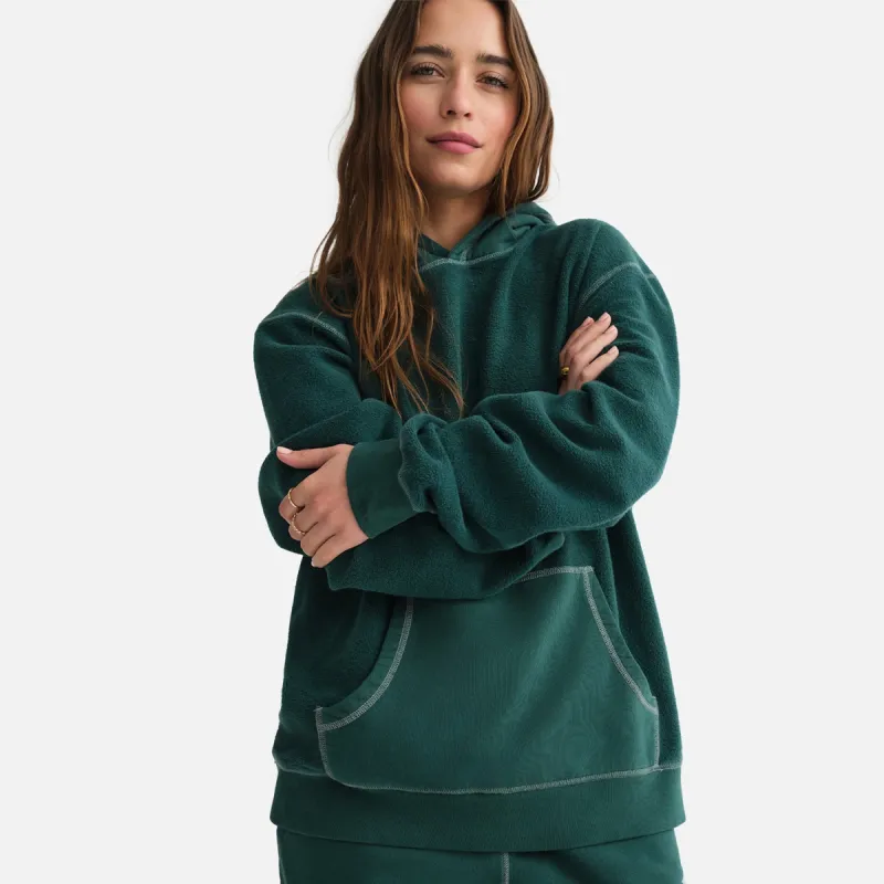 Organic Fleece Oversized Contrast Hoodie sold by MATE the Label