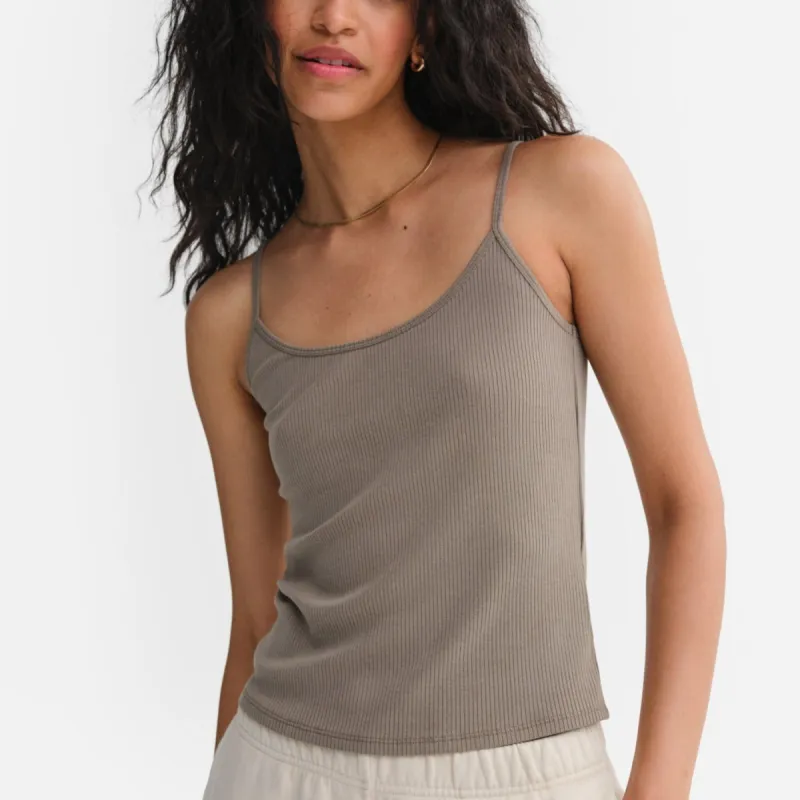 Tencel Rib Spaghetti Tank sold by MATE the Label