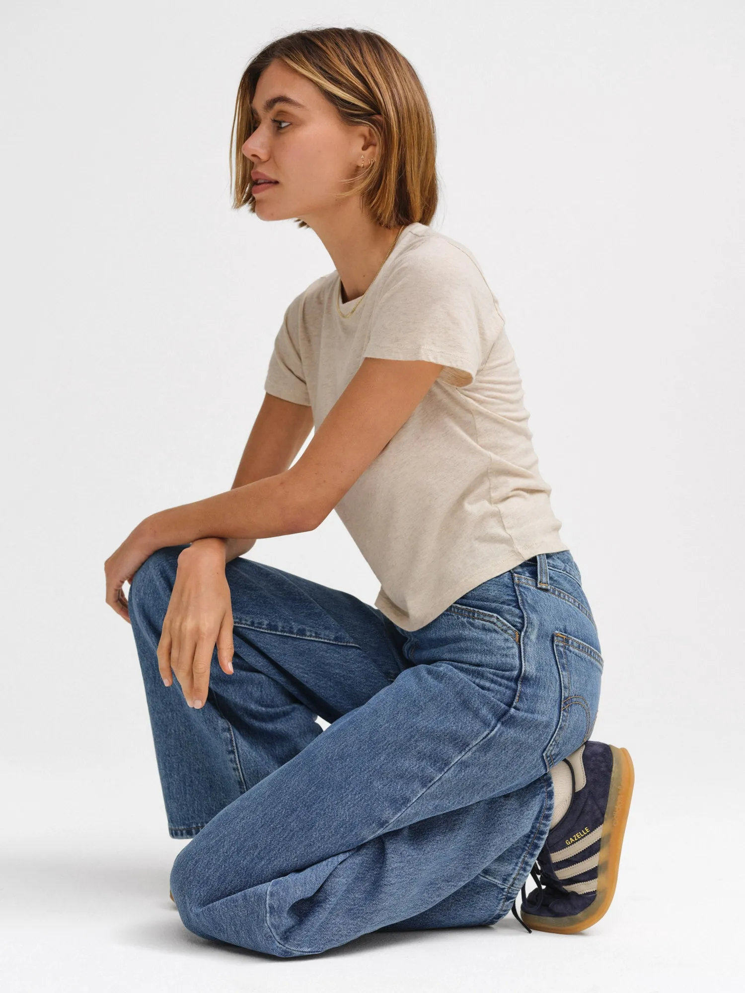 Organic Cotton Shrunken Tee sold by MATE the Label product image thumbnail 3