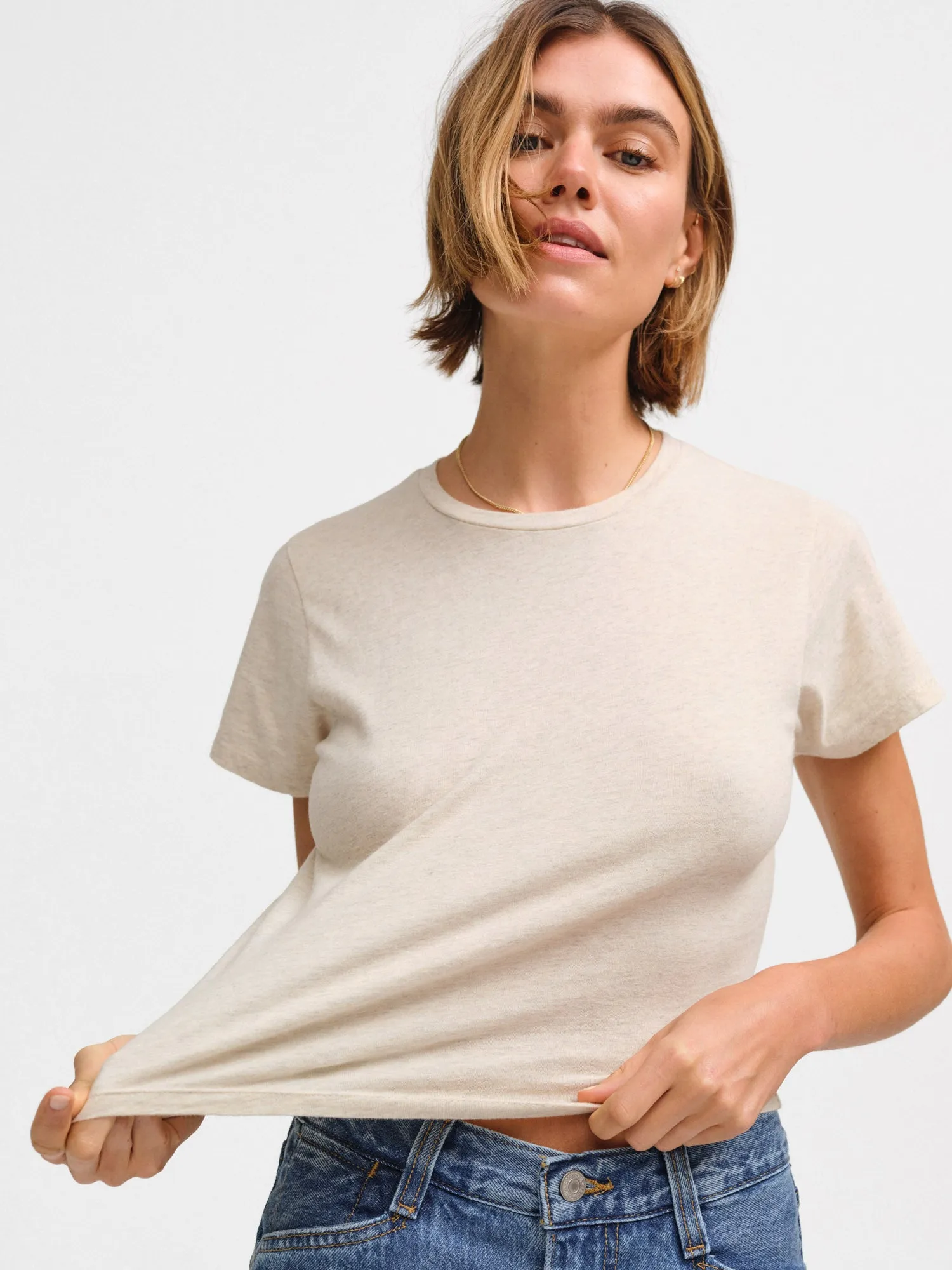 Organic Cotton Shrunken Tee sold by MATE the Label product image thumbnail 2