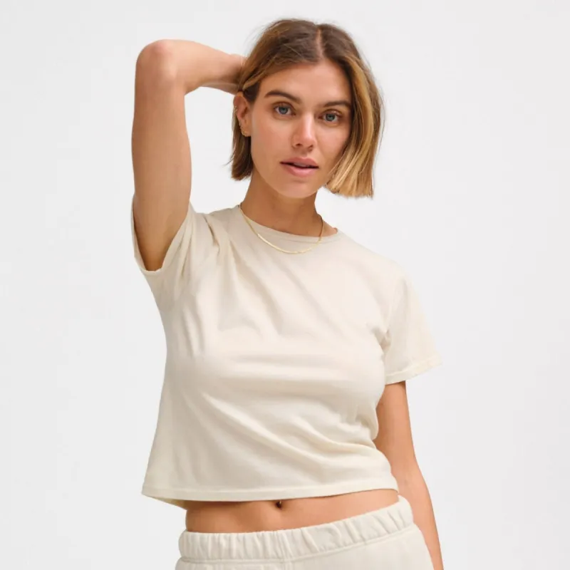 Organic Cotton Shrunken Tee sold by MATE the Label