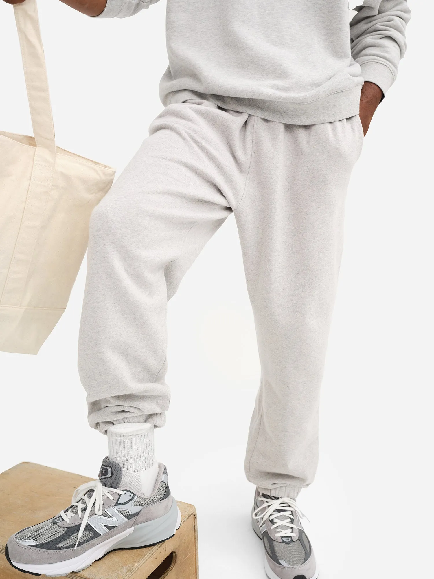 Men's Organic Fleece Relaxed Sweatpant sold by MATE the Label product image thumbnail 3